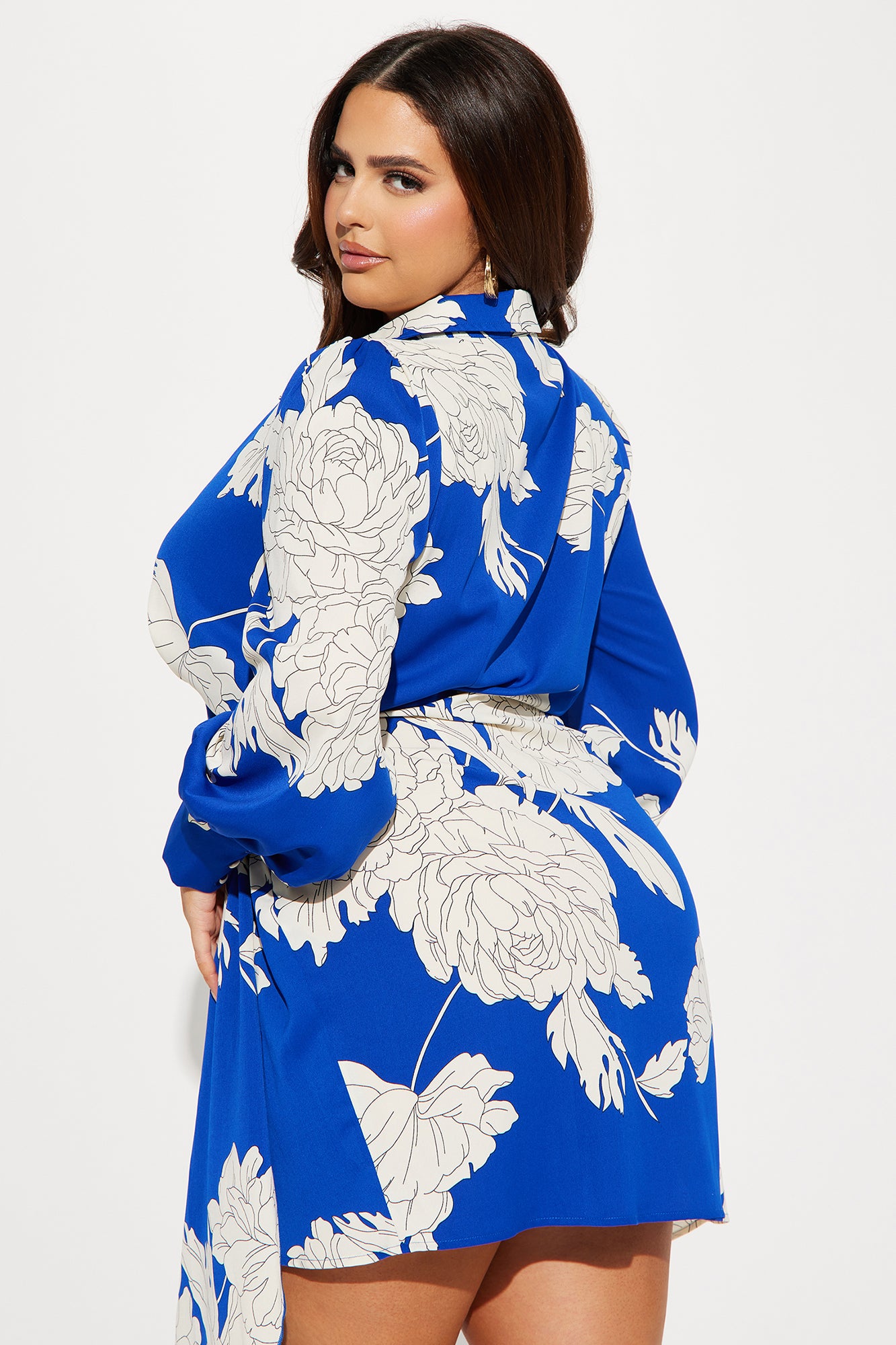 Alina Mini Dress - Royal/combo - Image 6