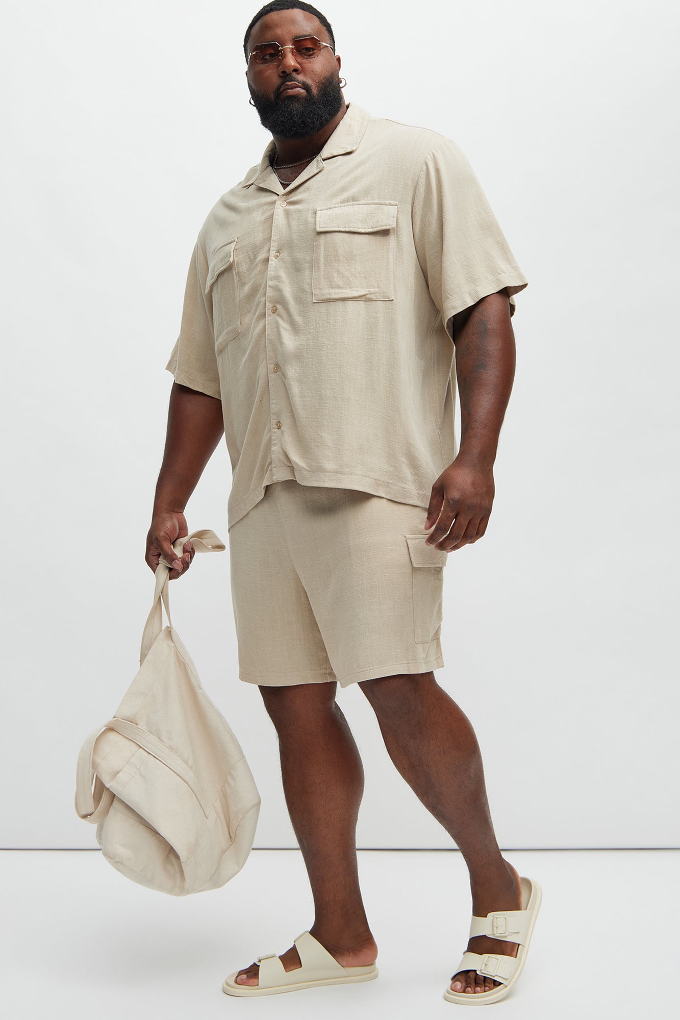 Ashford Linen Shirt - Tan - Image 5