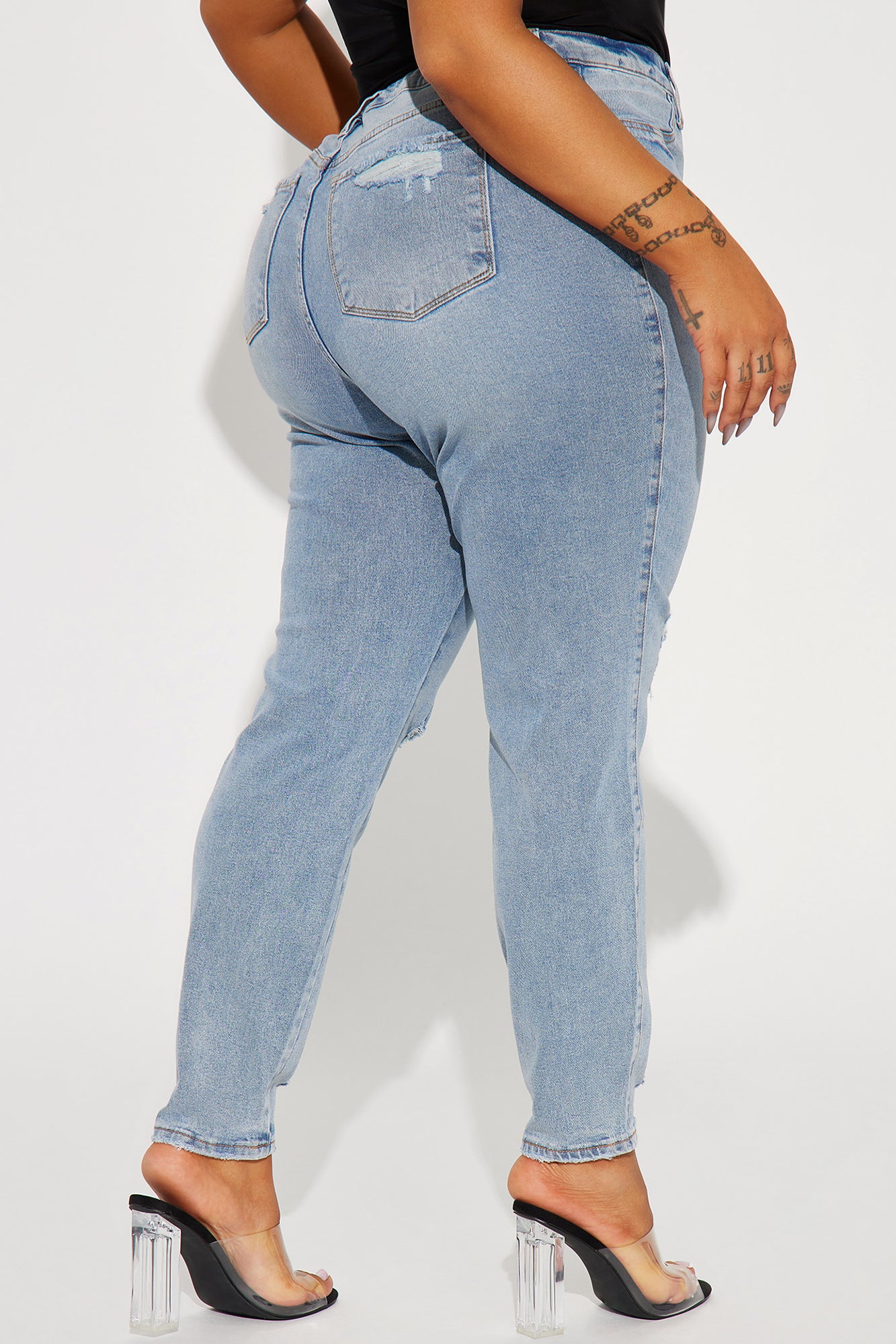 All Night Long Skinny Jeans - Medium Wash - Image 6