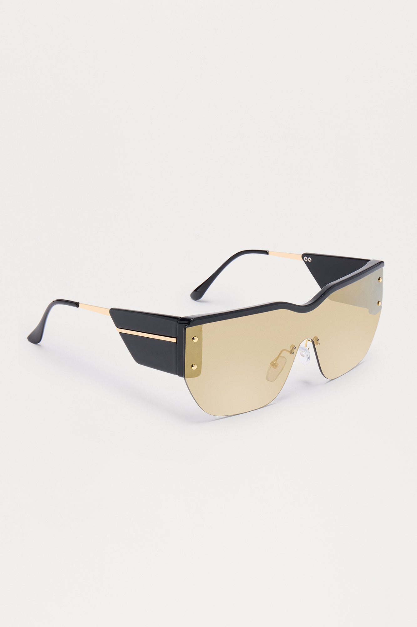 Chaos Through The Lens Sunglasses - Gold - Image 4