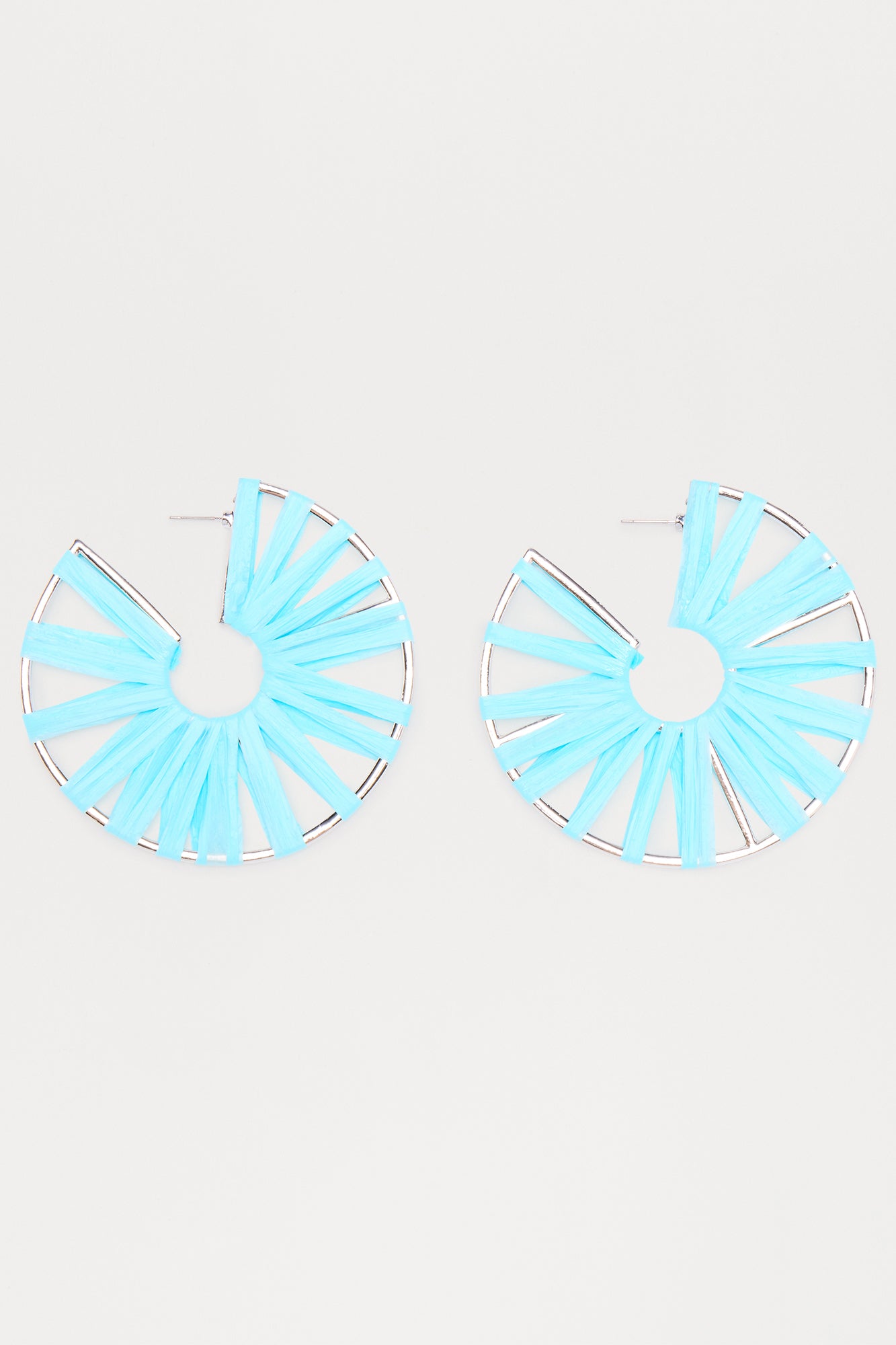 What Goes Around Hoop Earrings - Blue - Image 3
