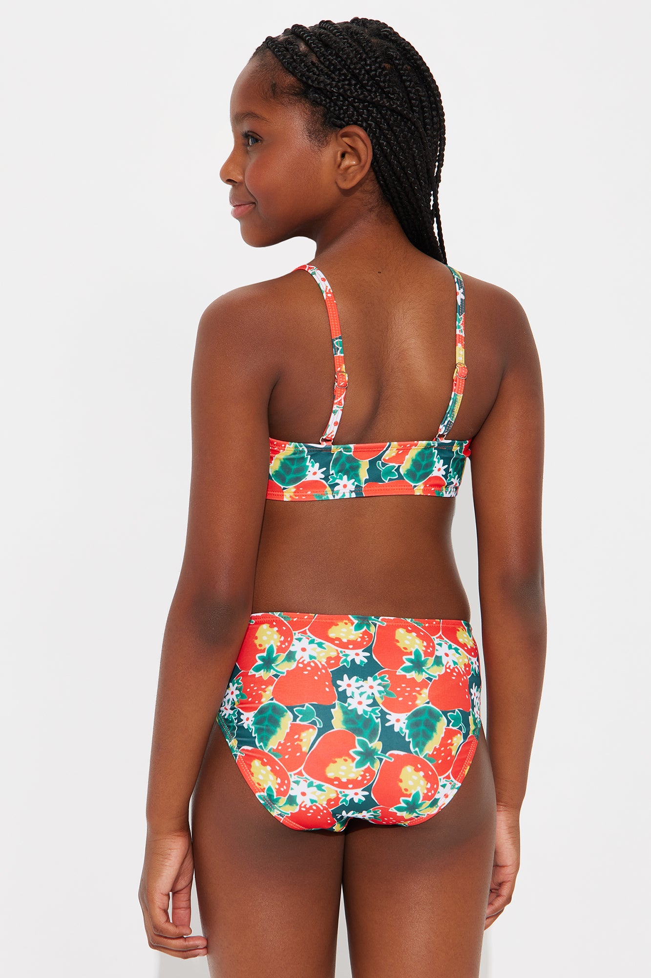 Mini Strawberry Girl 2 Piece Bikini - Red/combo - Image 3