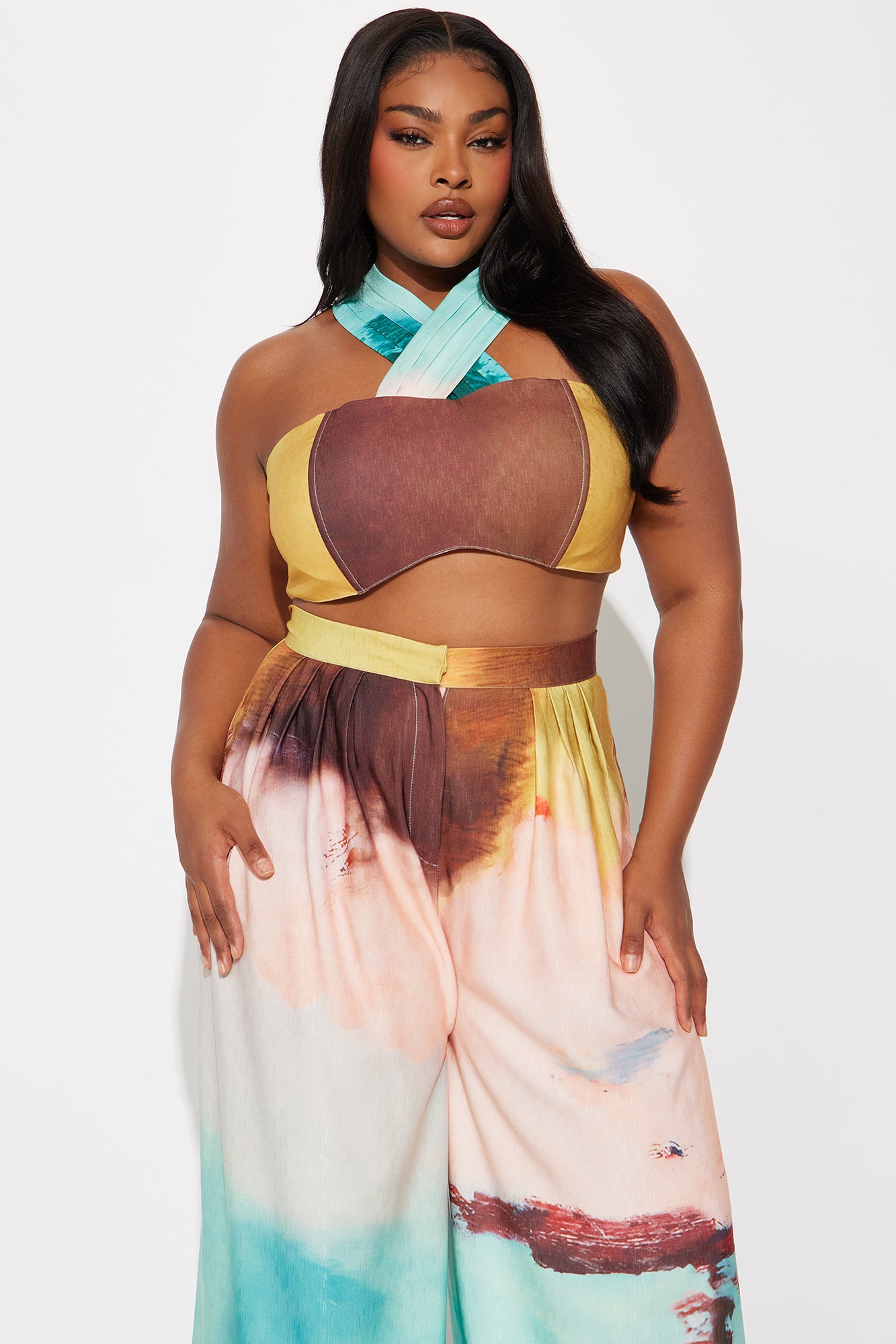 Tropical Behavior Pant Set - Multi Color - Image 5