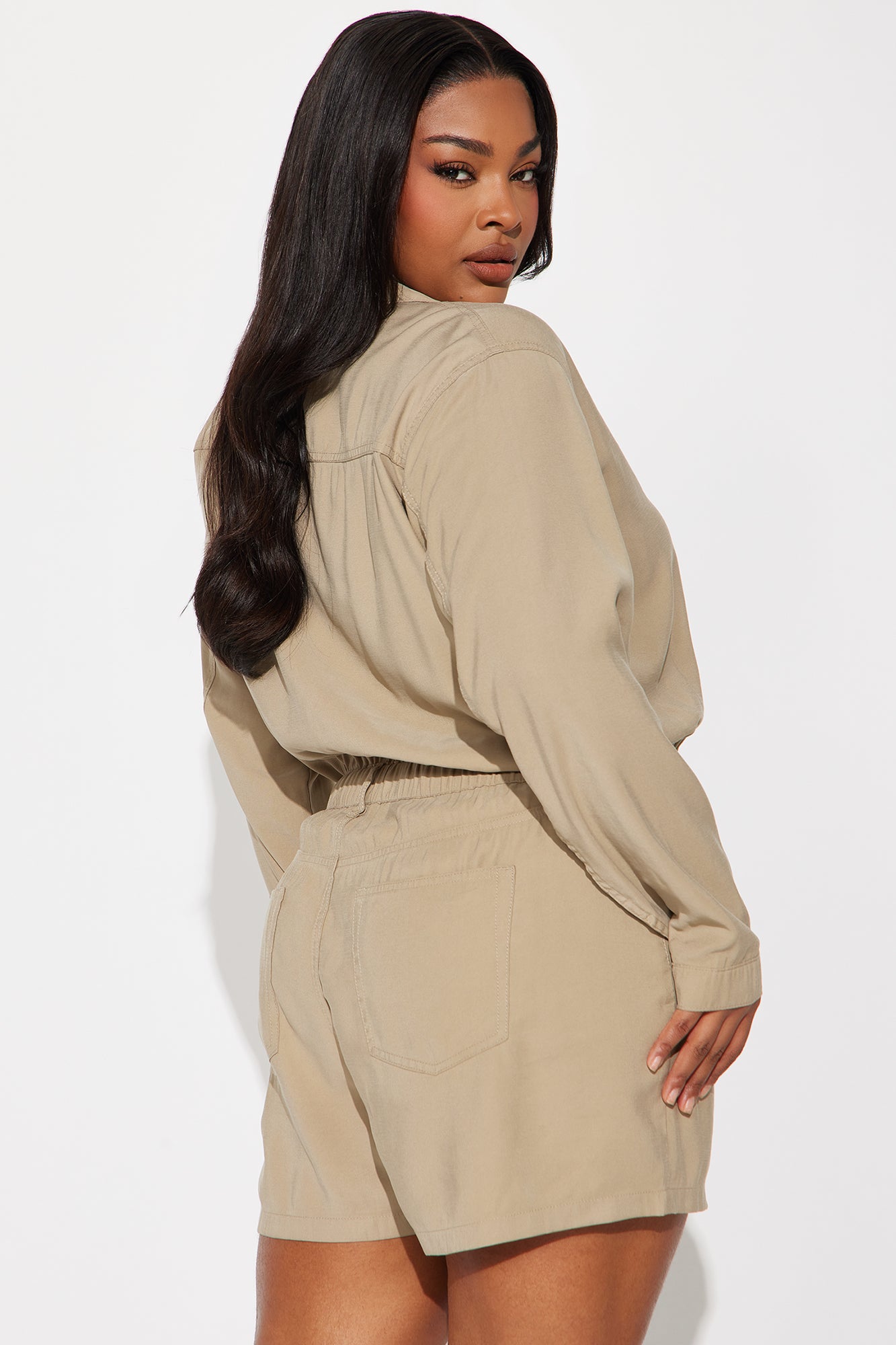 Into You Romper - Khaki - Image 6