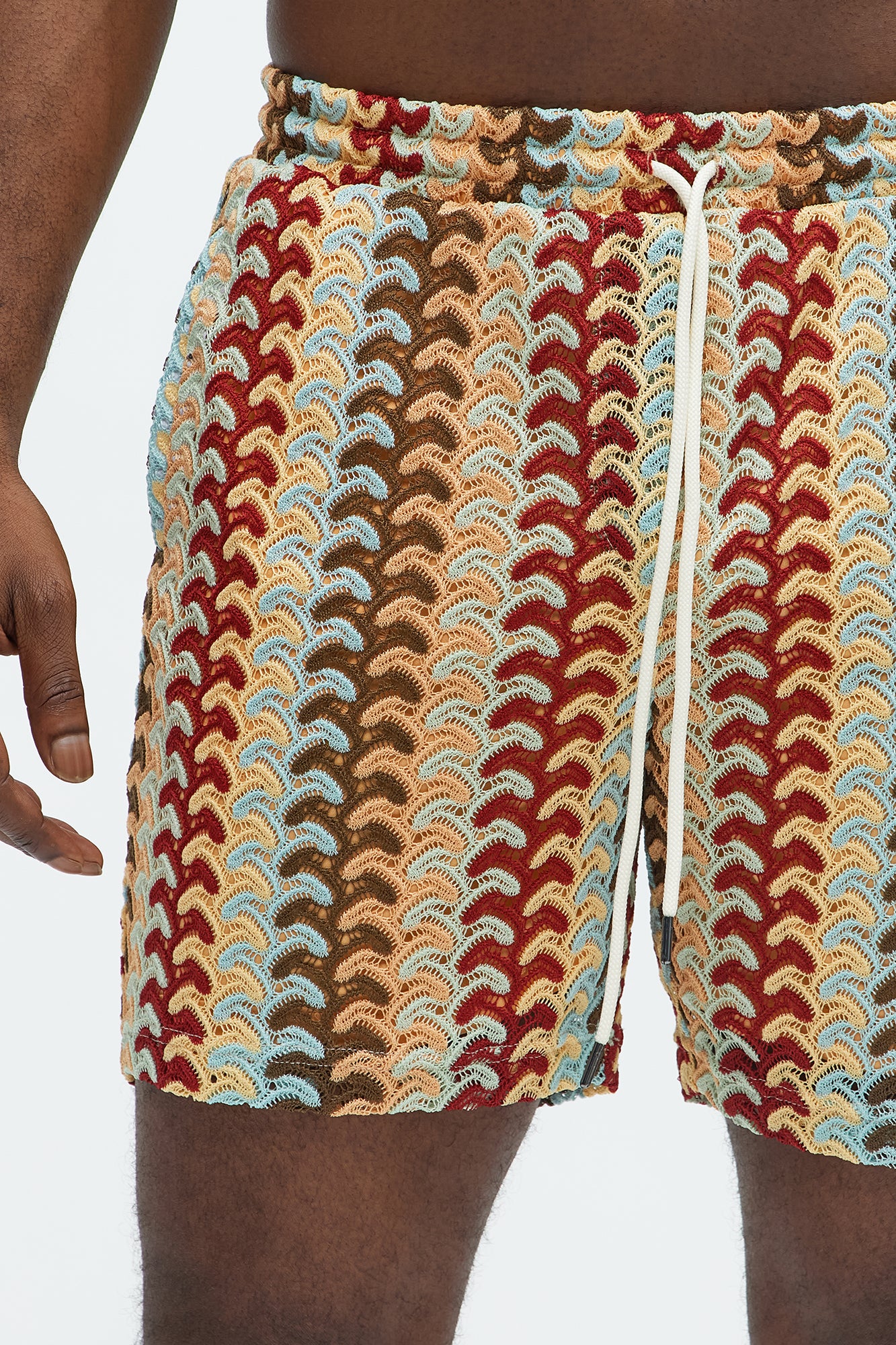 Ramirez Drawstring Shorts - Multi Color - Image 4