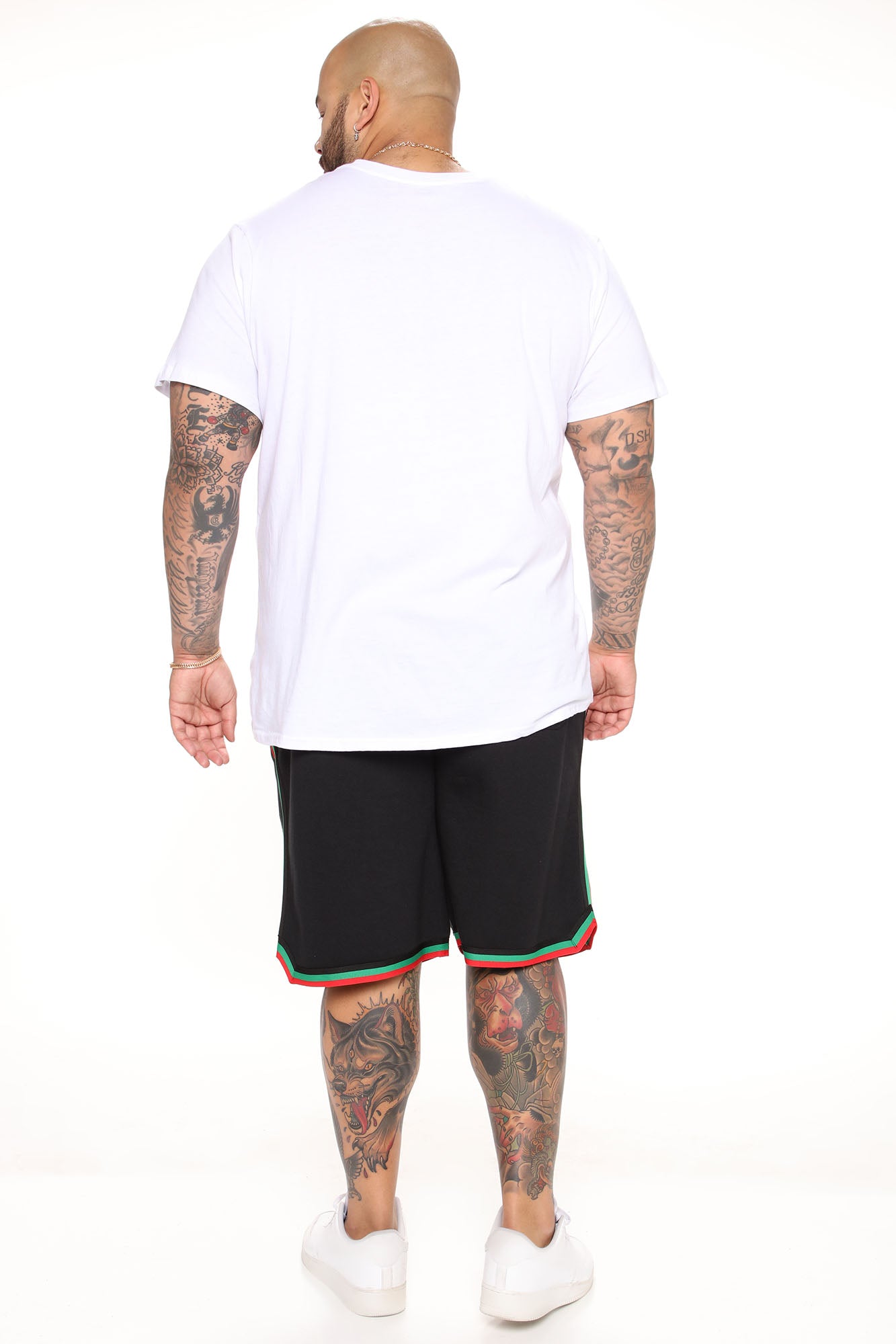 Malcom X Art Shorts - Black - Image 9