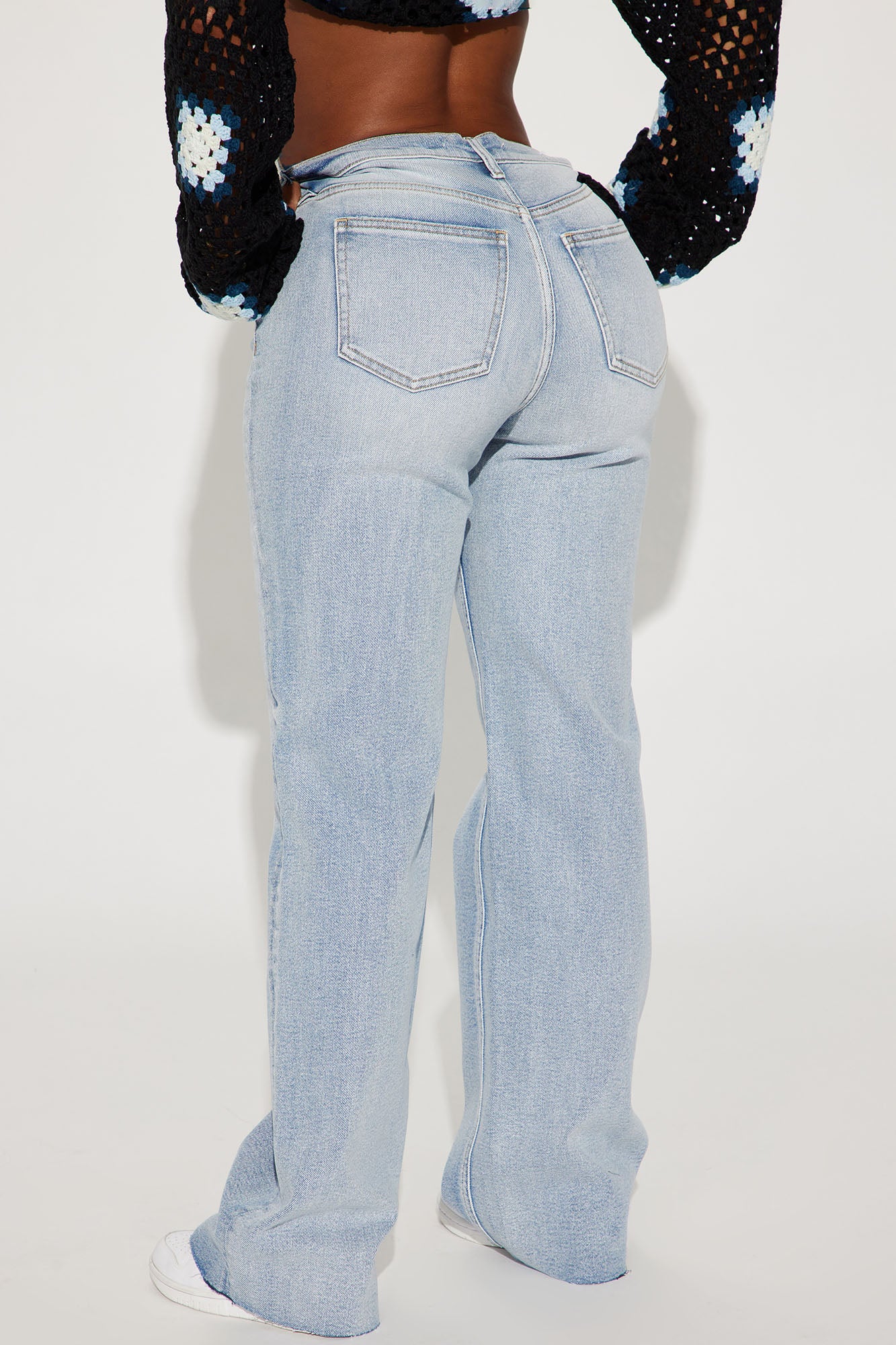 Tough Love Stretch Straight Leg Jean - Light Wash - Image 3