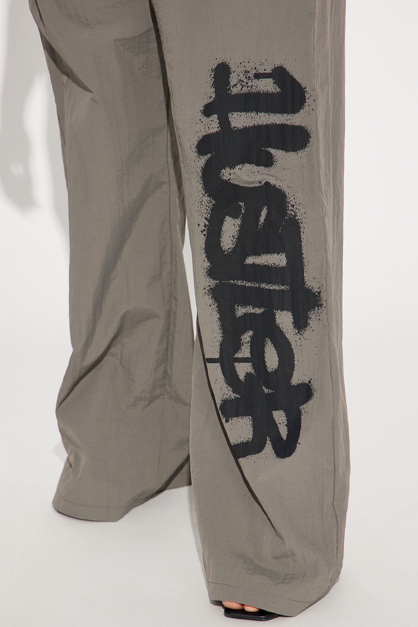 Time To Hustle Windbreaker Pant Set - Grey - Image 7