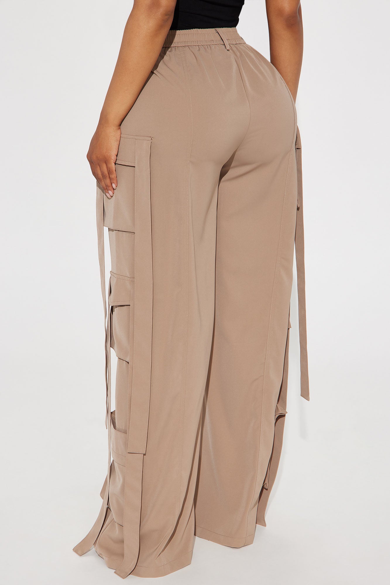 Archive Me Cargo Wide Leg Pant - Khaki - Image 4