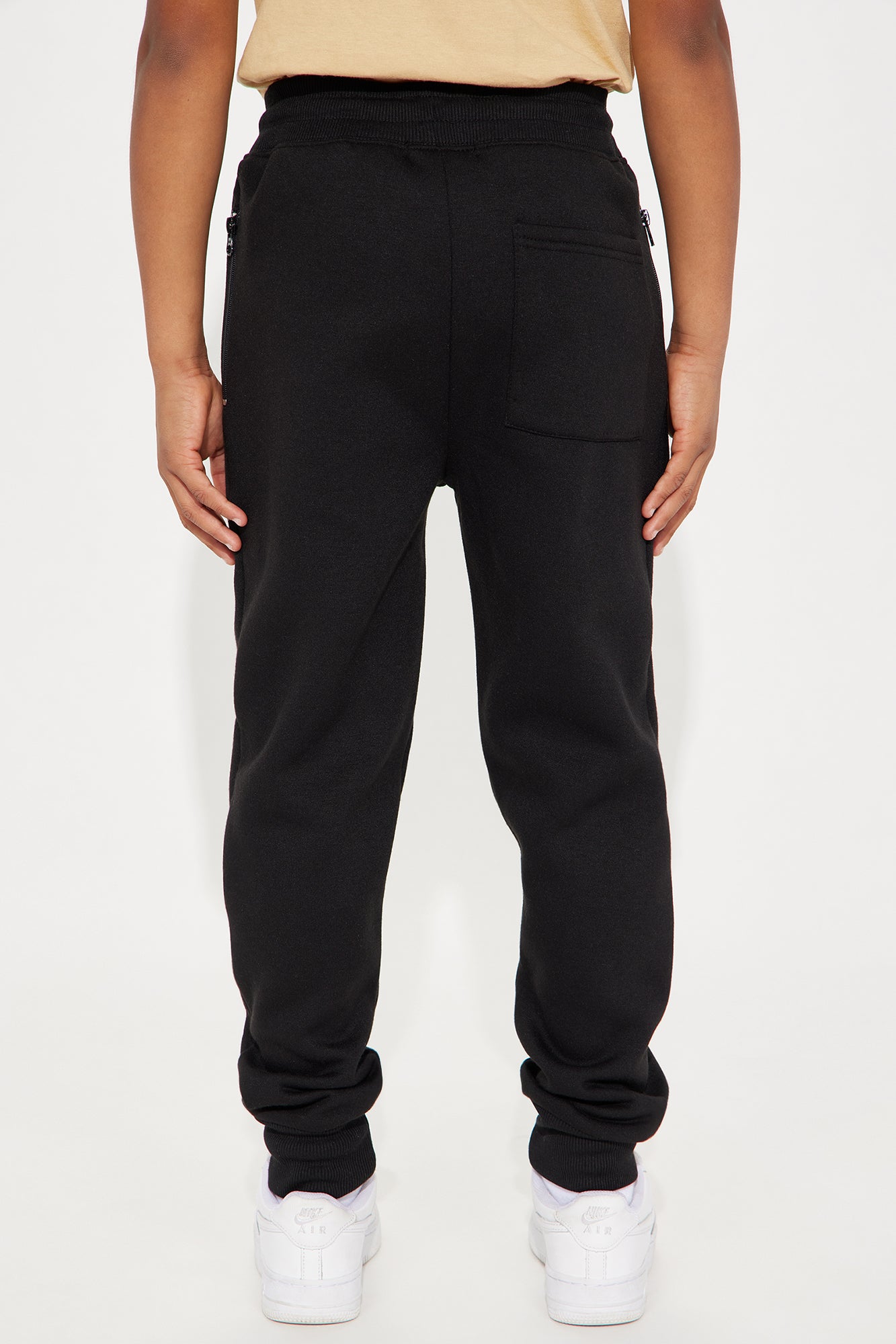 Mini Always Clean Fleece Joggers - Black - Image 3
