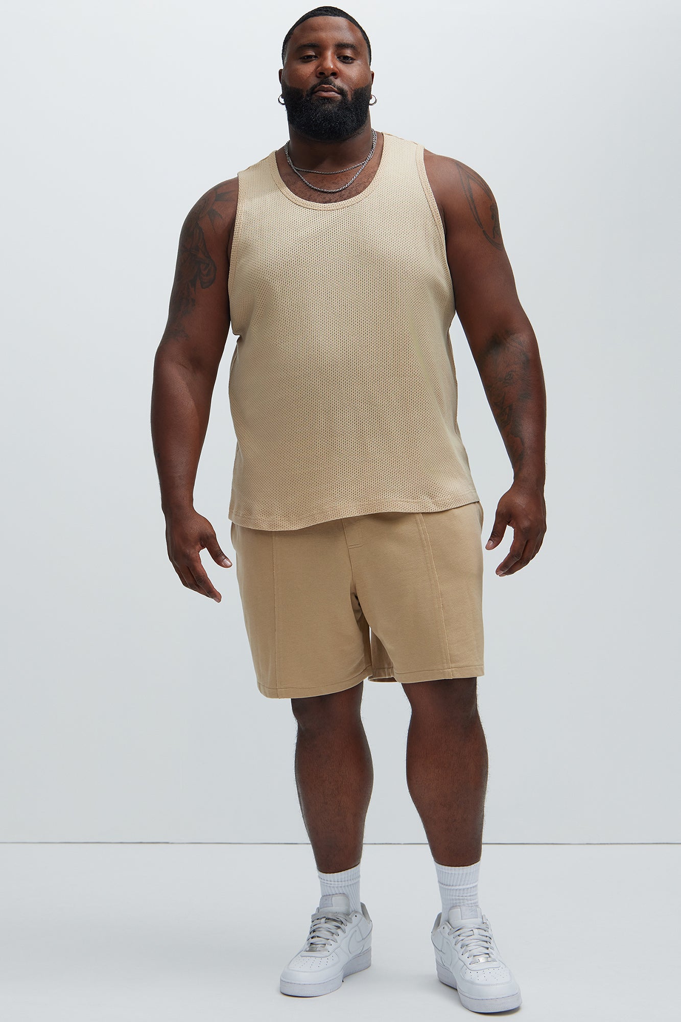 Randall Textured Tank - Tan - Image 6