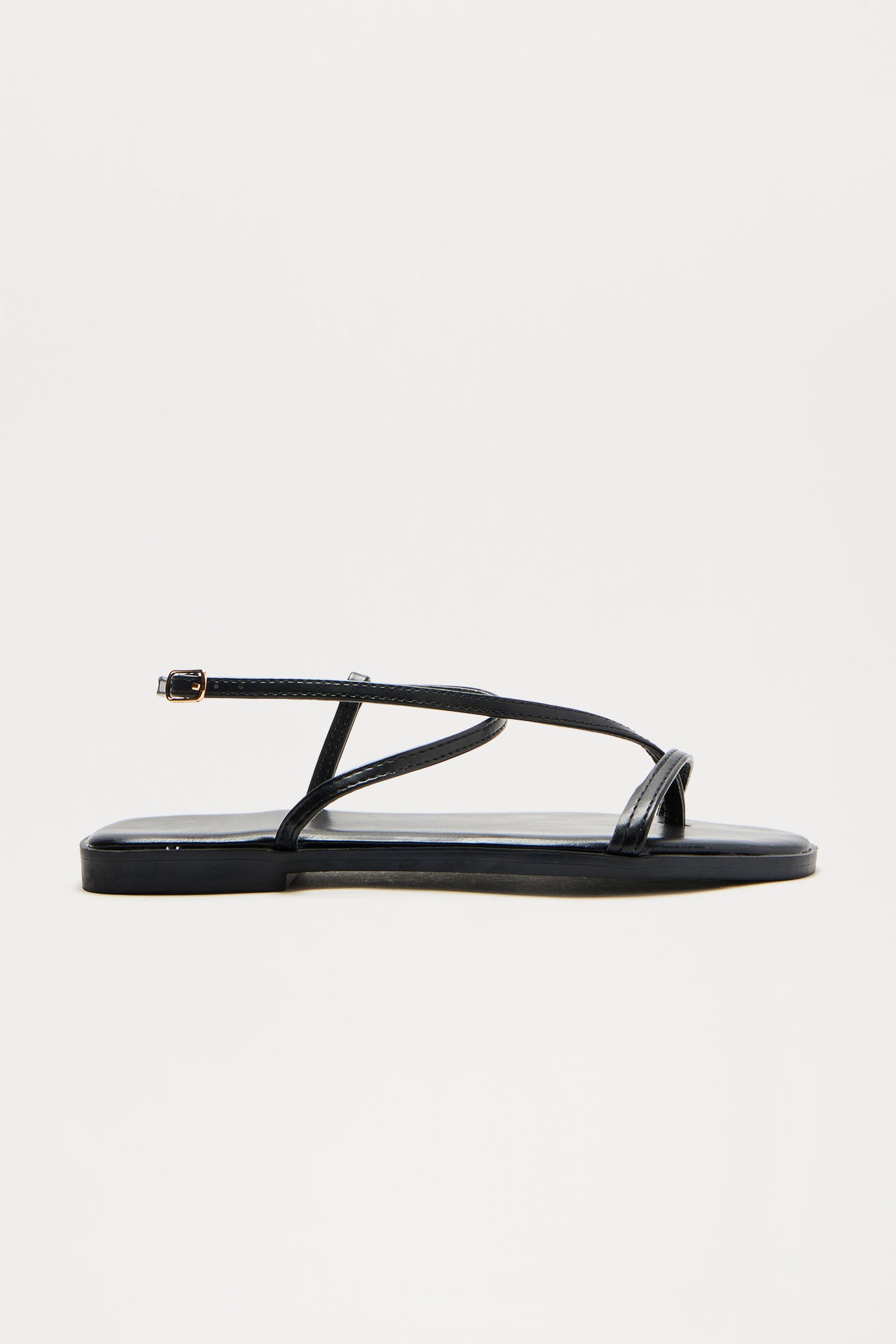 Ashani Ankle Strap Sandals - Black - Image 3