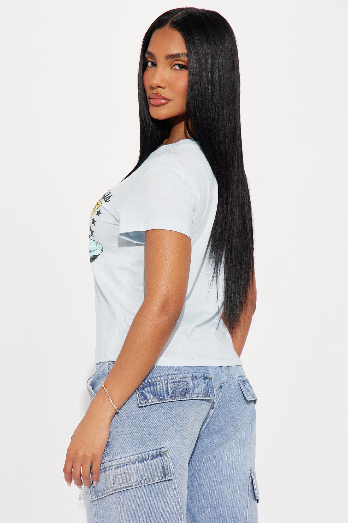 Cars Radiator Springs Crew Neck Tee - Blue - Image 4
