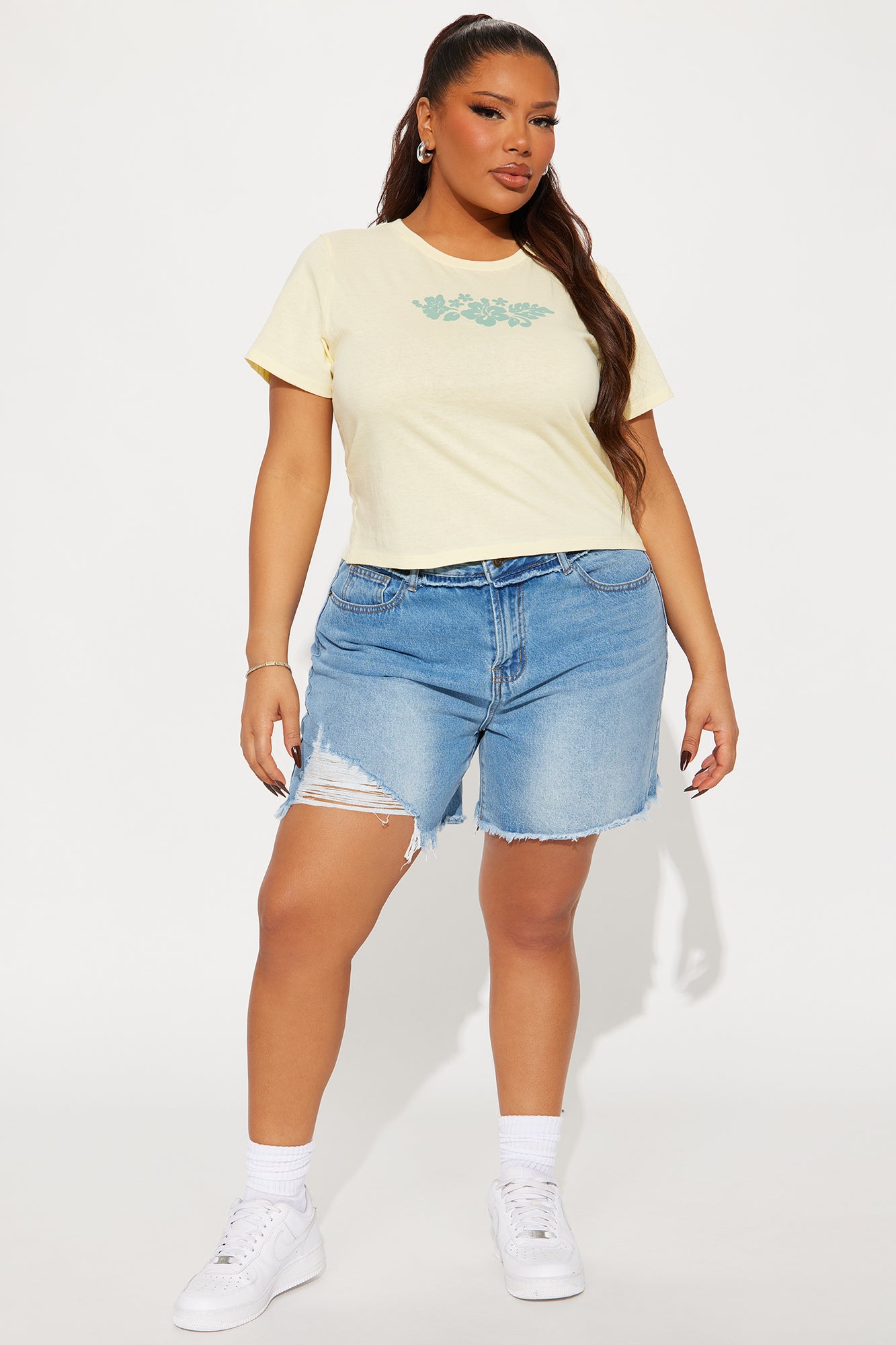 Summer Breeze Baby Tee - Yellow - Image 5