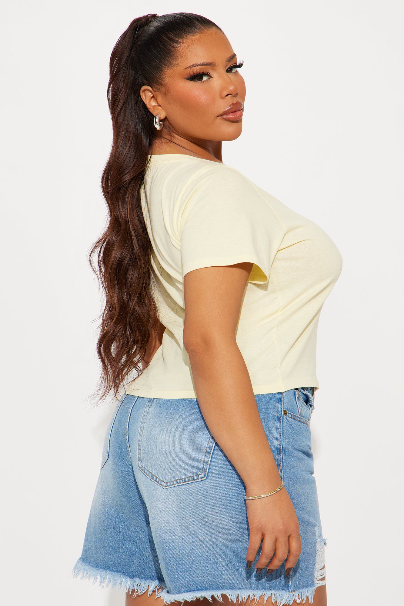 Summer Breeze Baby Tee - Yellow - Image 7
