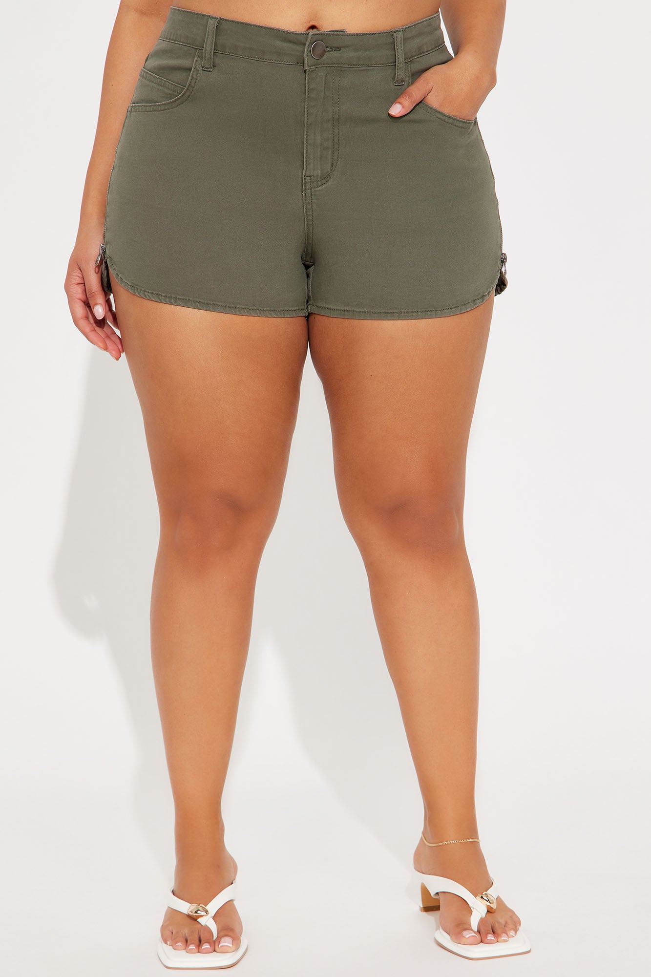 Yours Truly Short - Olive - Image 5