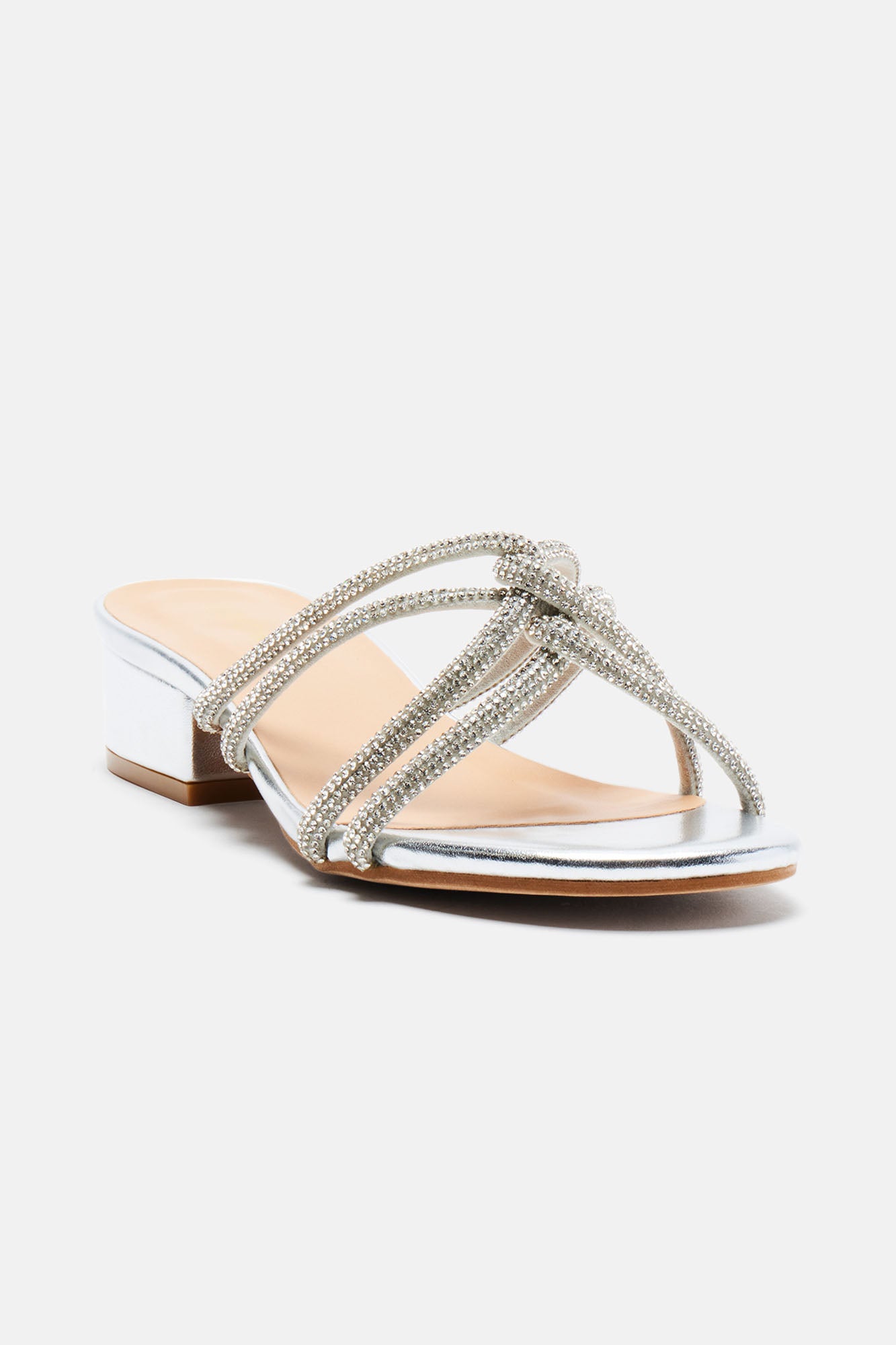 A New Look Heeled Sandals - Silver - Image 5