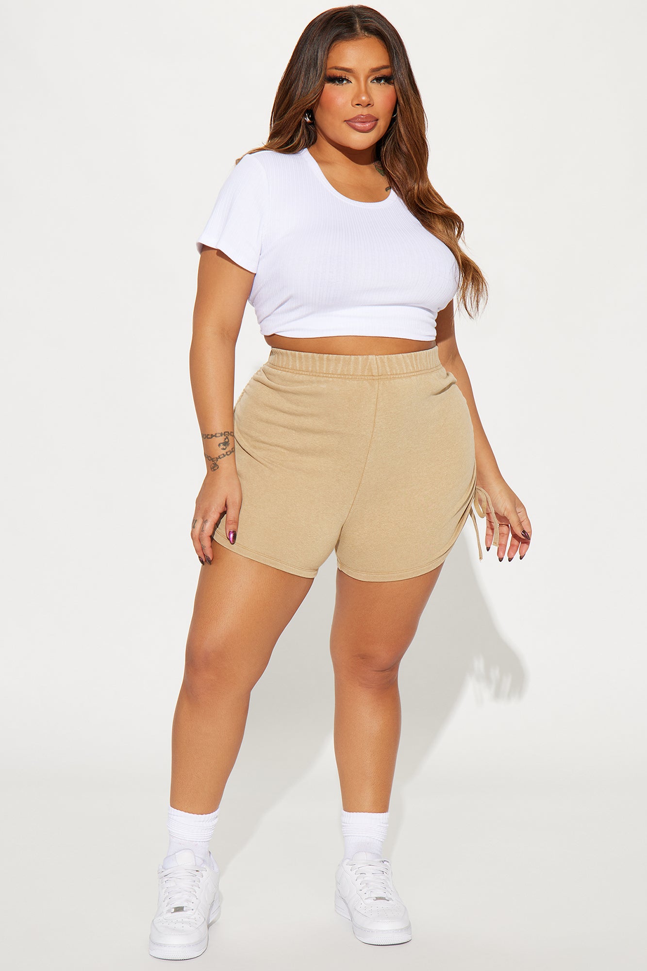 A Flight Away Lounge Short - Taupe - Image 4
