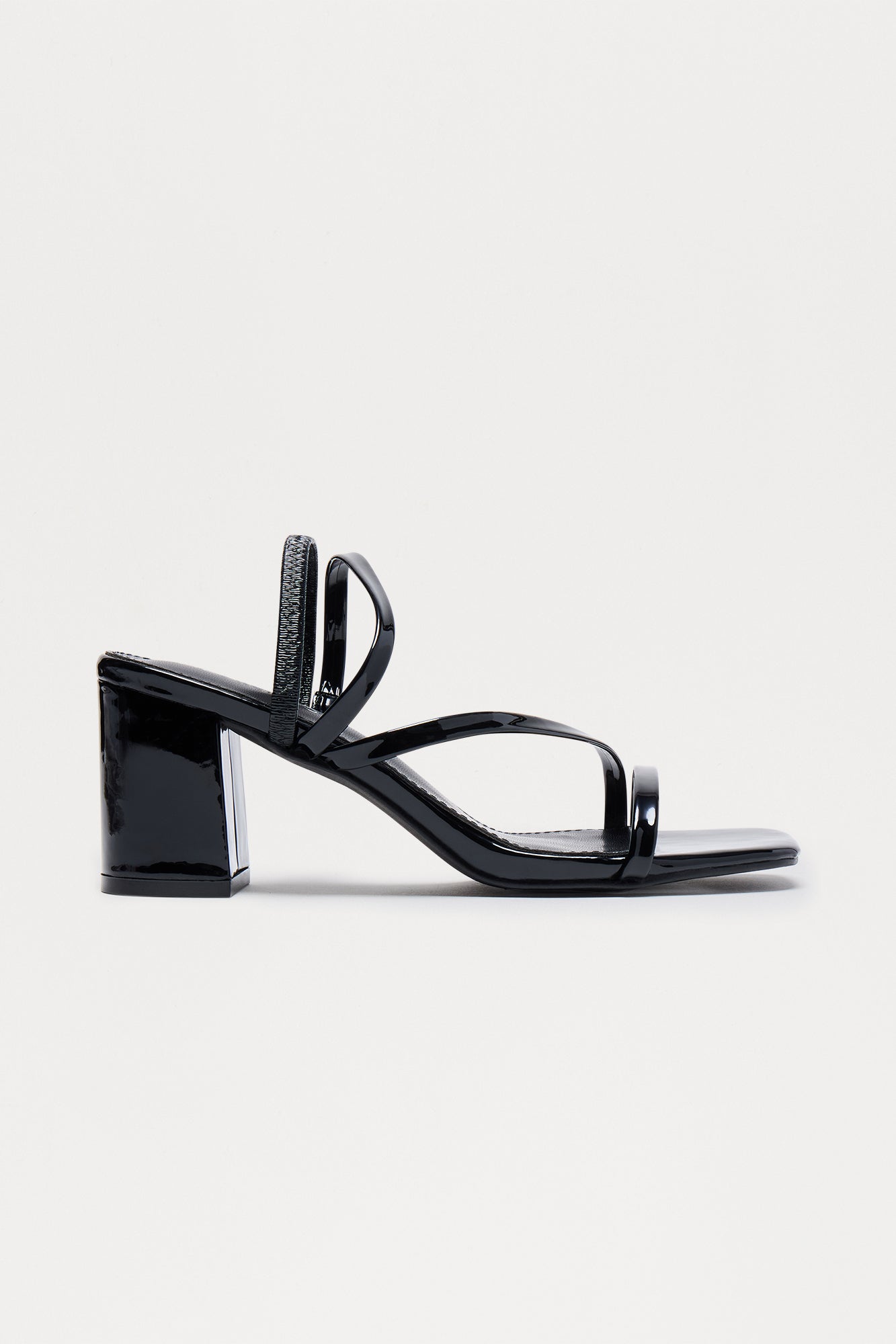 Hattie Square Toe Mules - Black - Image 3