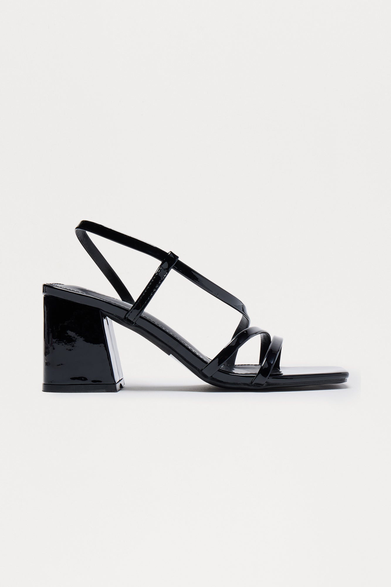 Evy Slingback Heeled Sandals - Black - Image 3