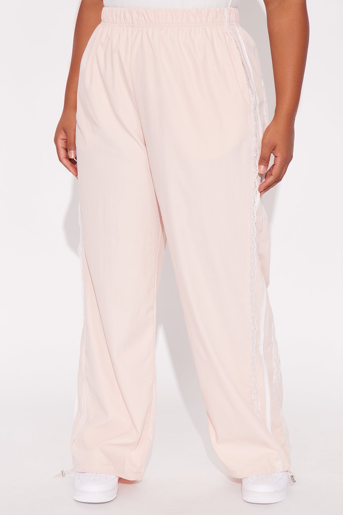 Tell Me I'm Wrong Windbreaker Track Pant - Blush - Image 5