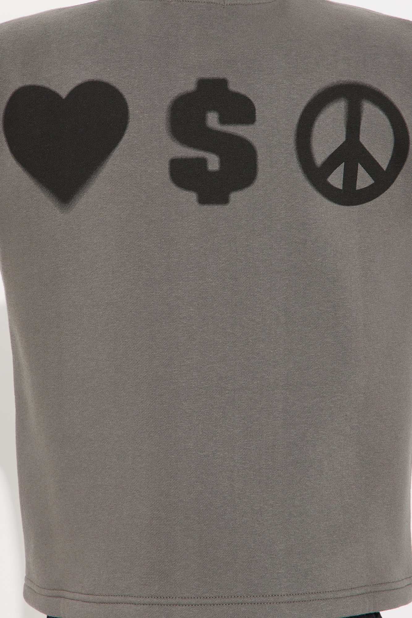 Mini Tyson Spray Paint Oversized Short Sleeve Tee - Grey/combo - Image 5