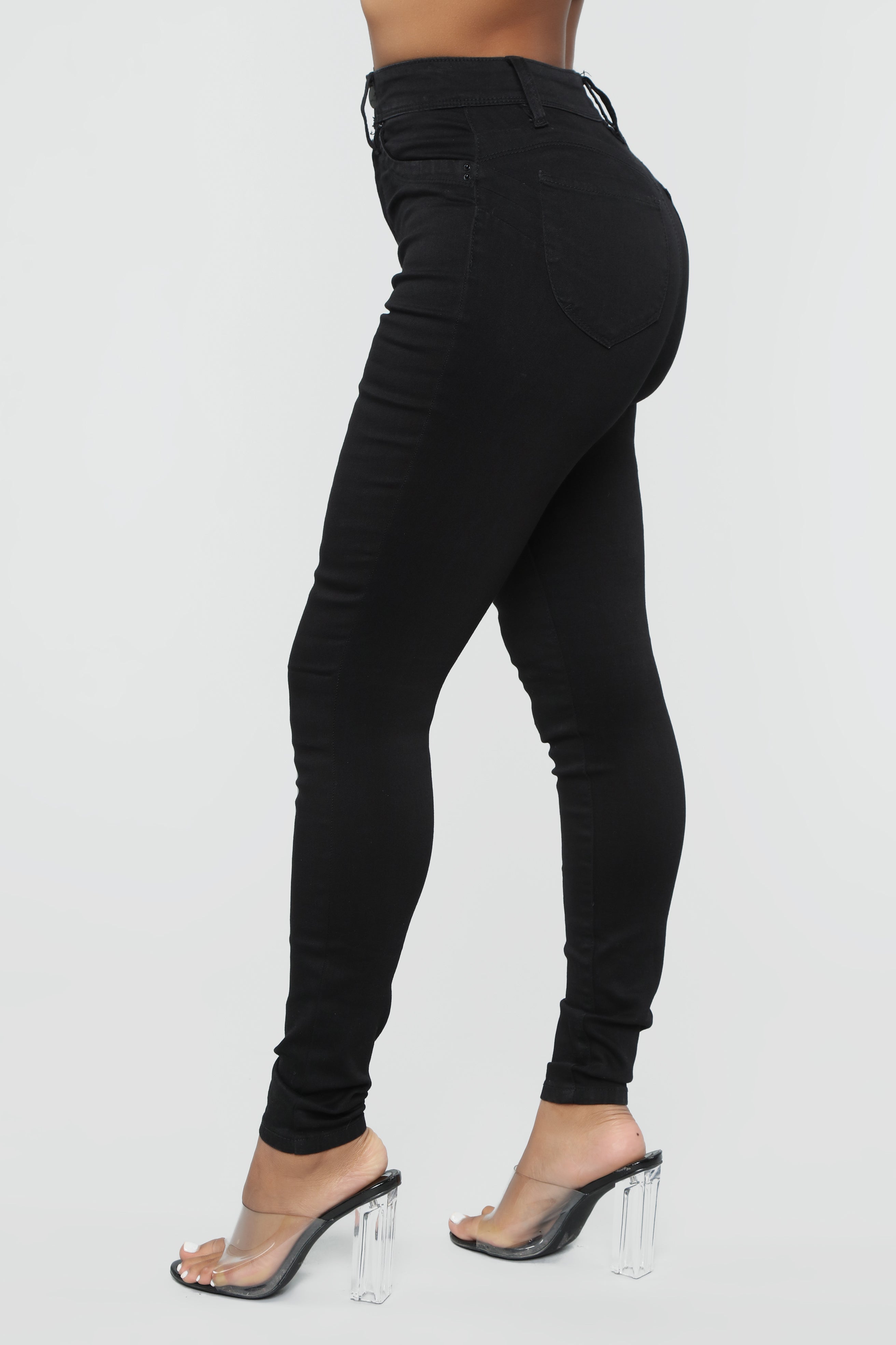 Statuesque Booty Lifting Jeans - Black - Image 4