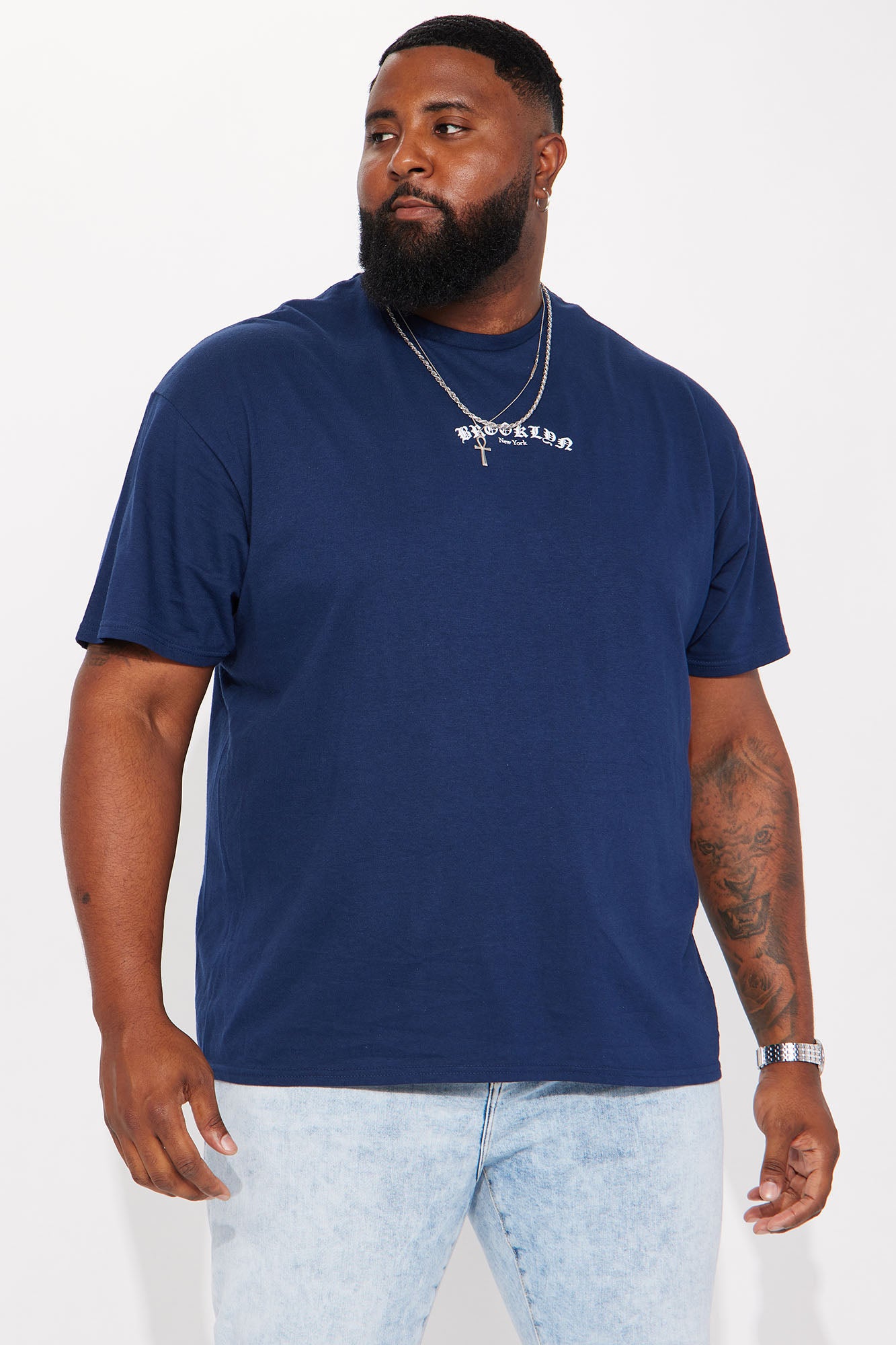 BXNY Short Sleeve Tee - Navy - Image 7