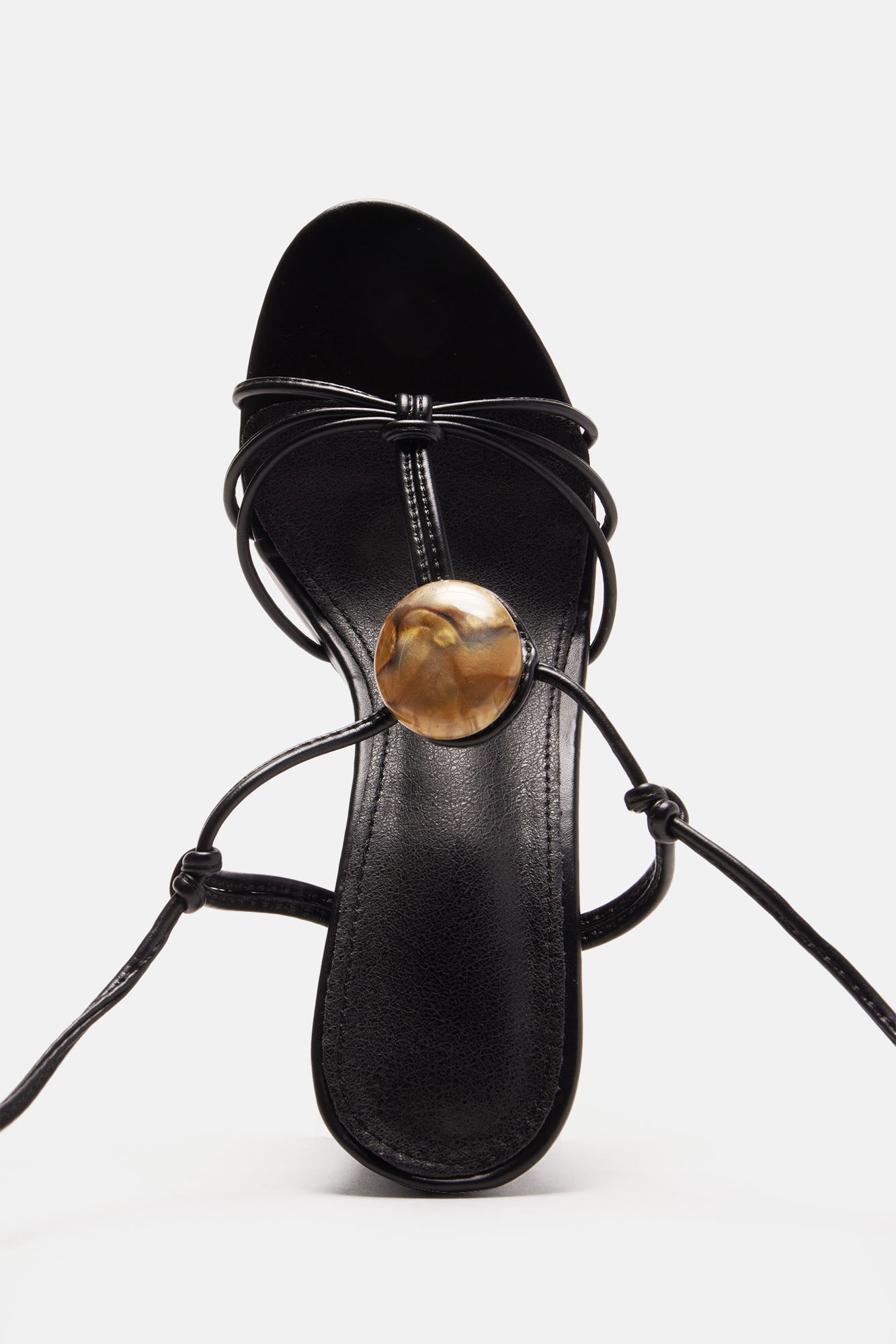 Bahama Mama Wrap Up Heels - Black - Image 4