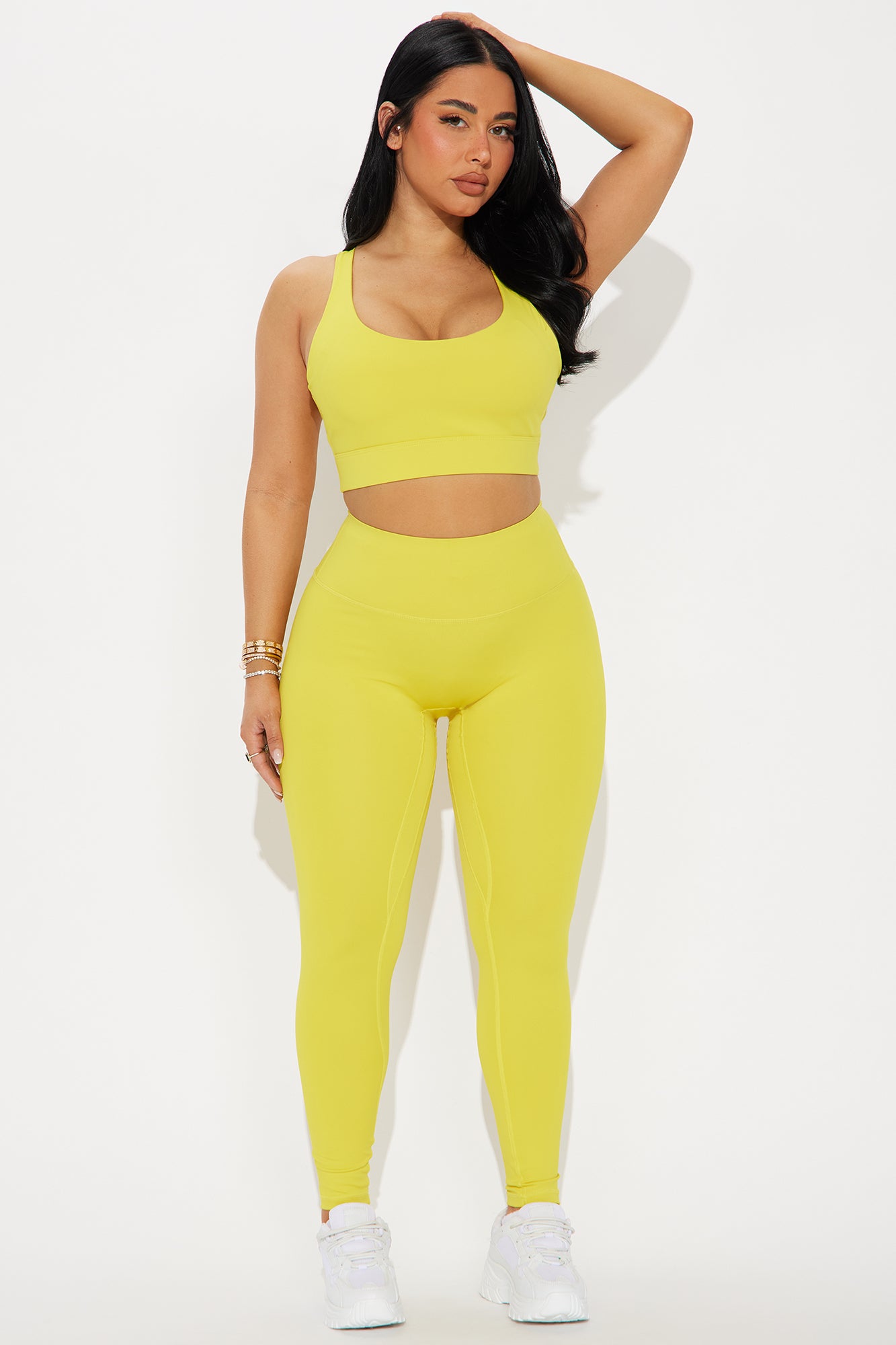Very Mindful Sports Bra - Mustard - Image 3