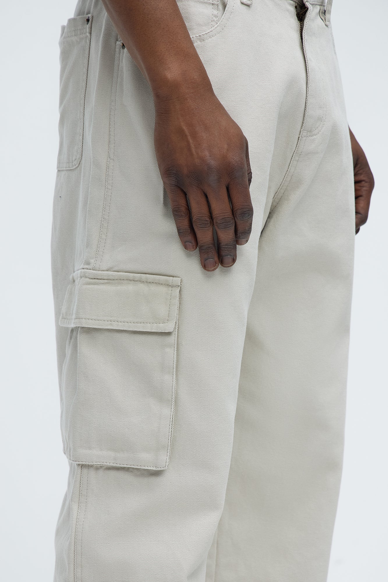 Alexander Utility Straight Cargo Pants - Off White - Image 3