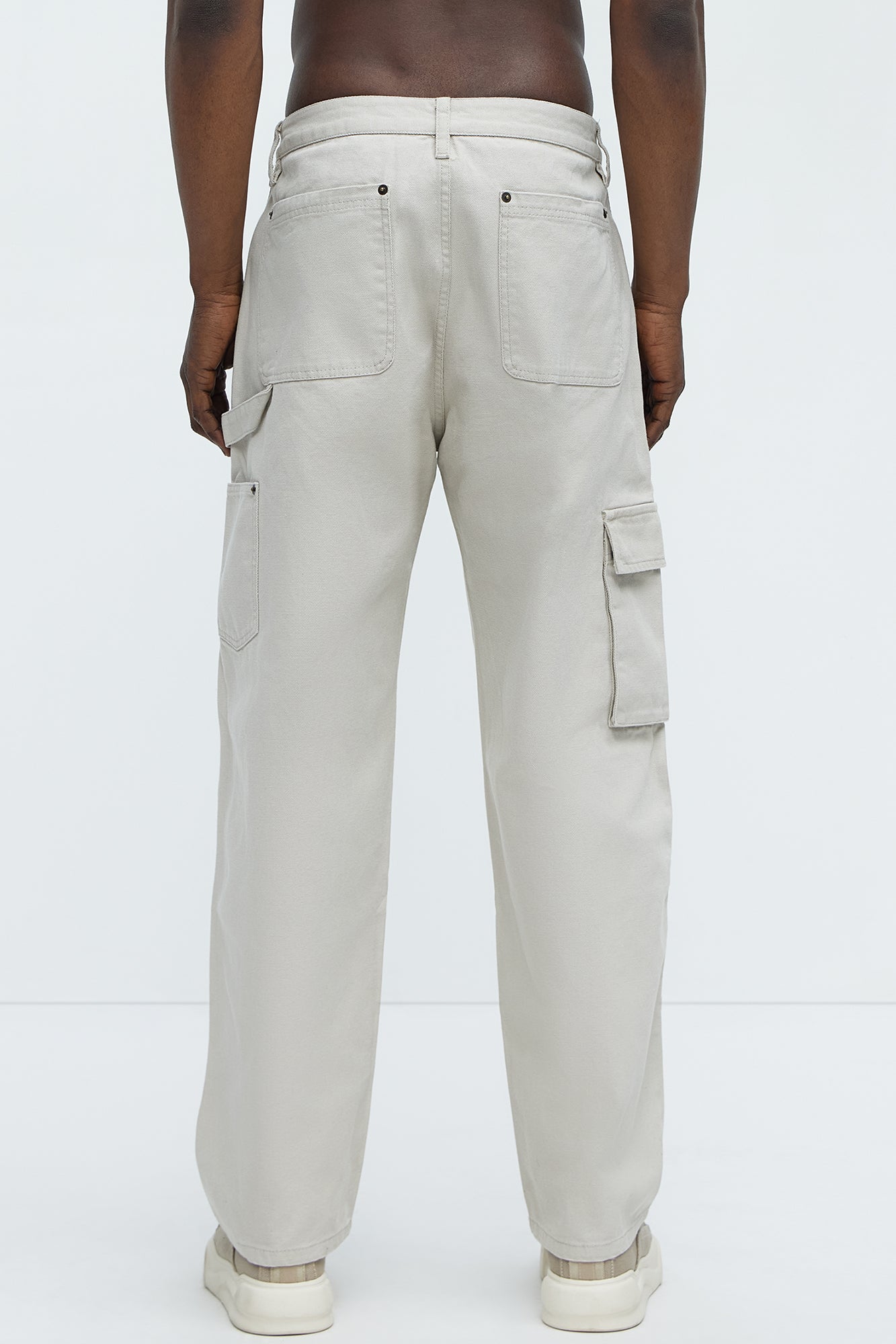 Alexander Utility Straight Cargo Pants - Off White - Image 5