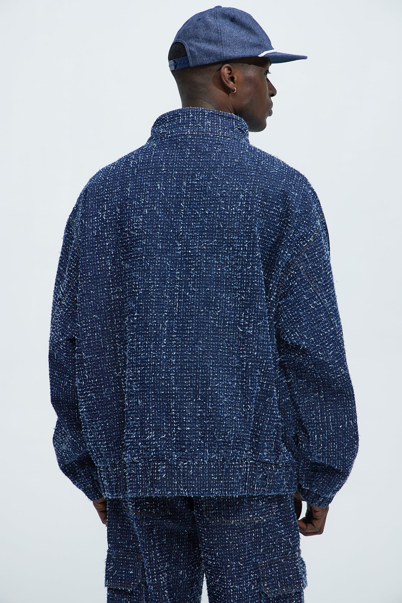Unleaded Distressed Denim Anorak - Indigo - Image 4