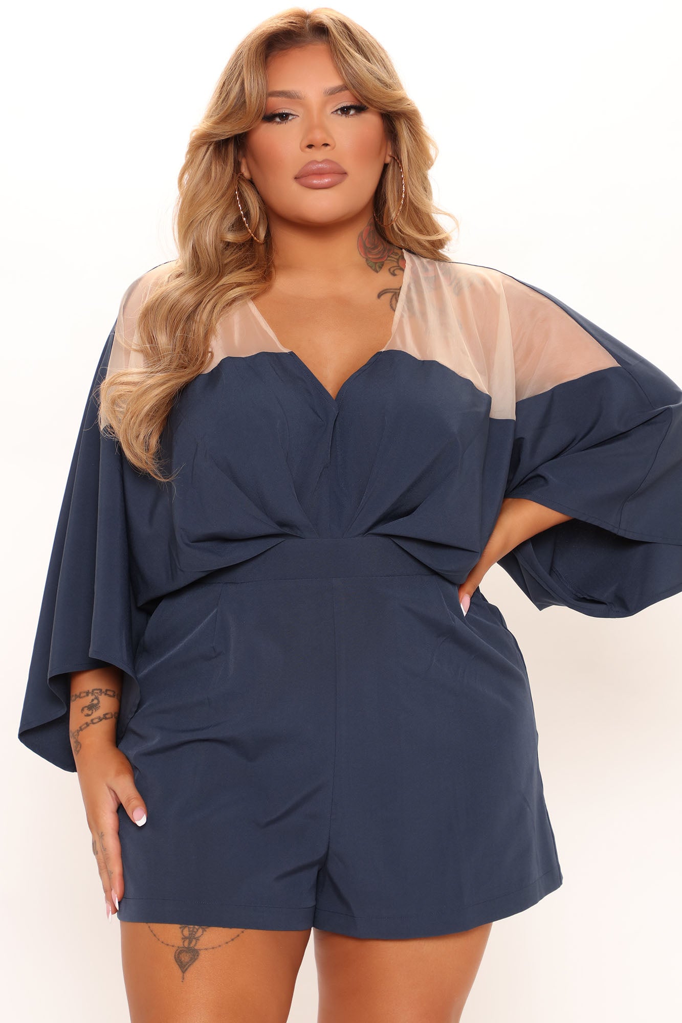 Weekend Feels Romper - Navy - Image 6
