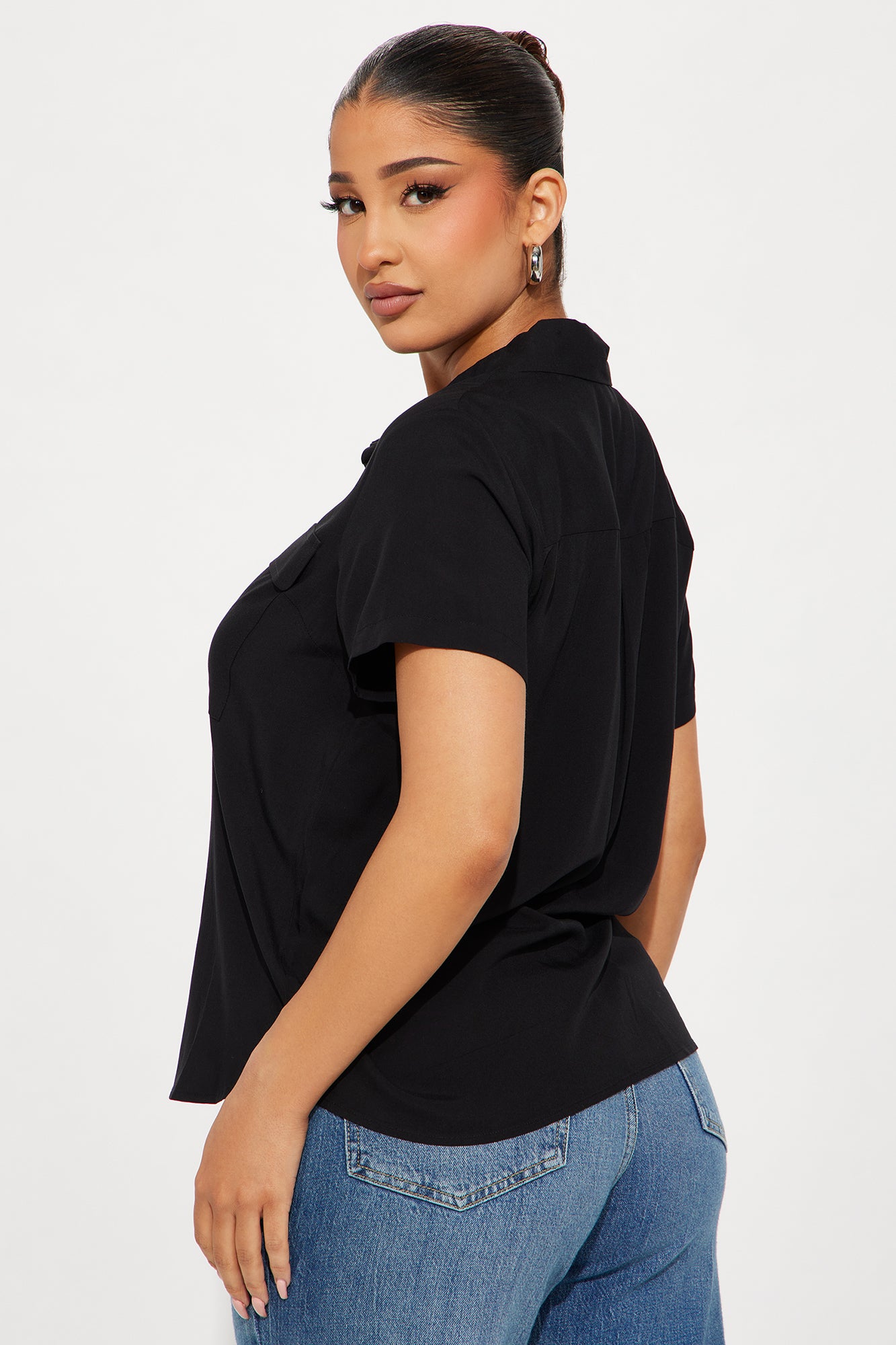 You Better Work II Short Sleeve Shirt - Black - Image 3