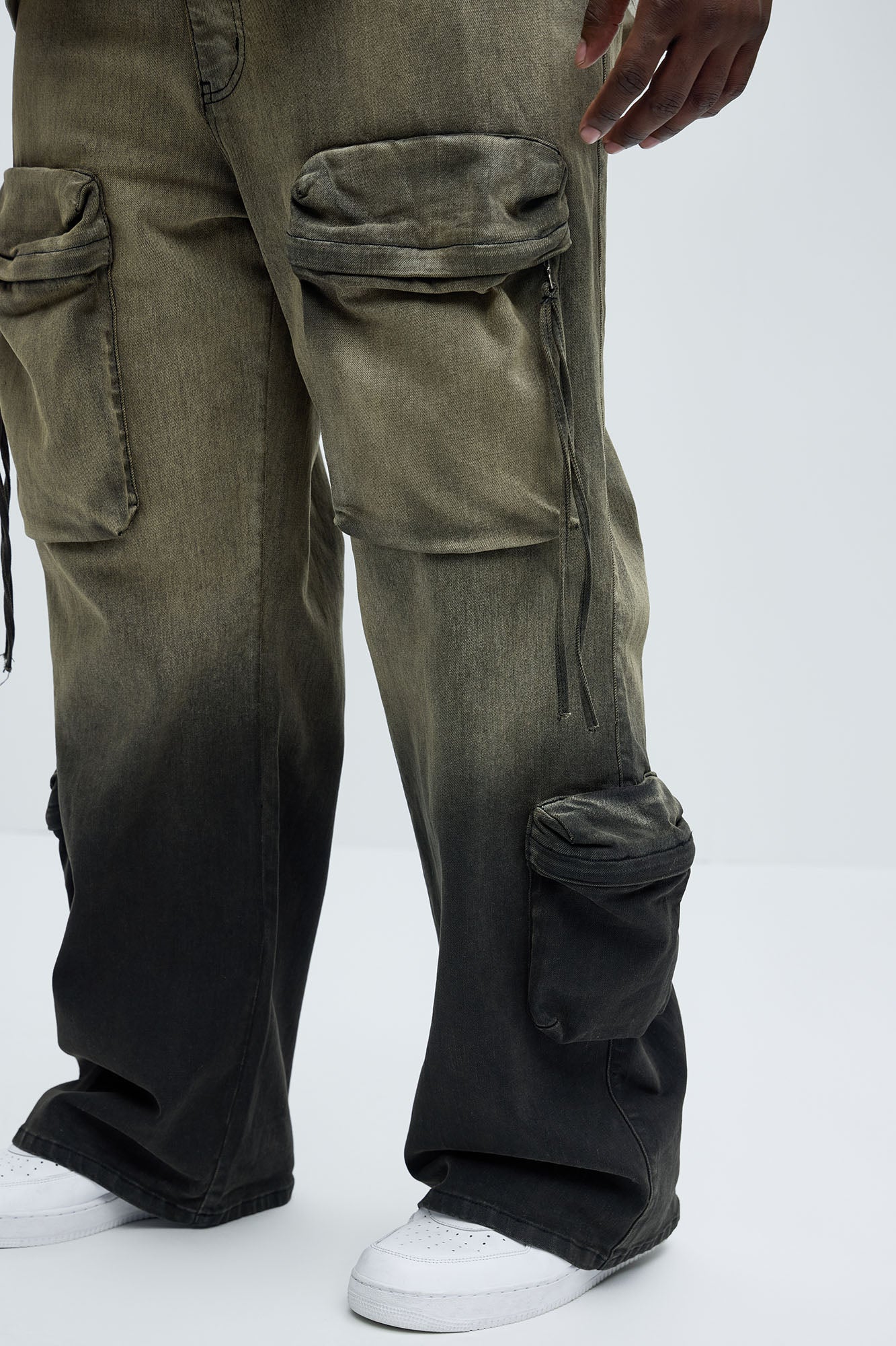 Pass Me Relaxed Cargo Jeans - Grey - Image 9