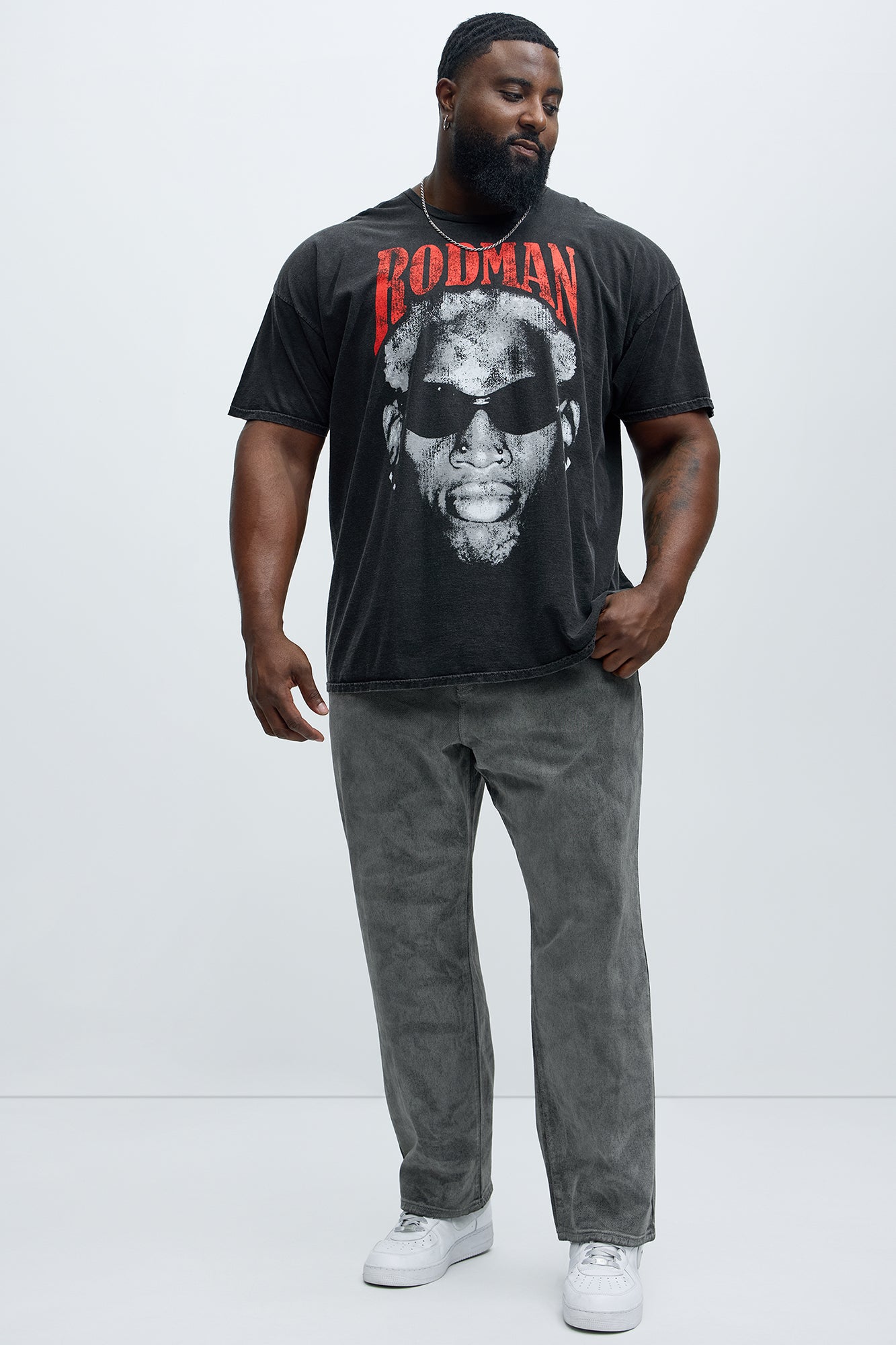Dennis Rodman Short Sleeve Tee - Black - Image 5