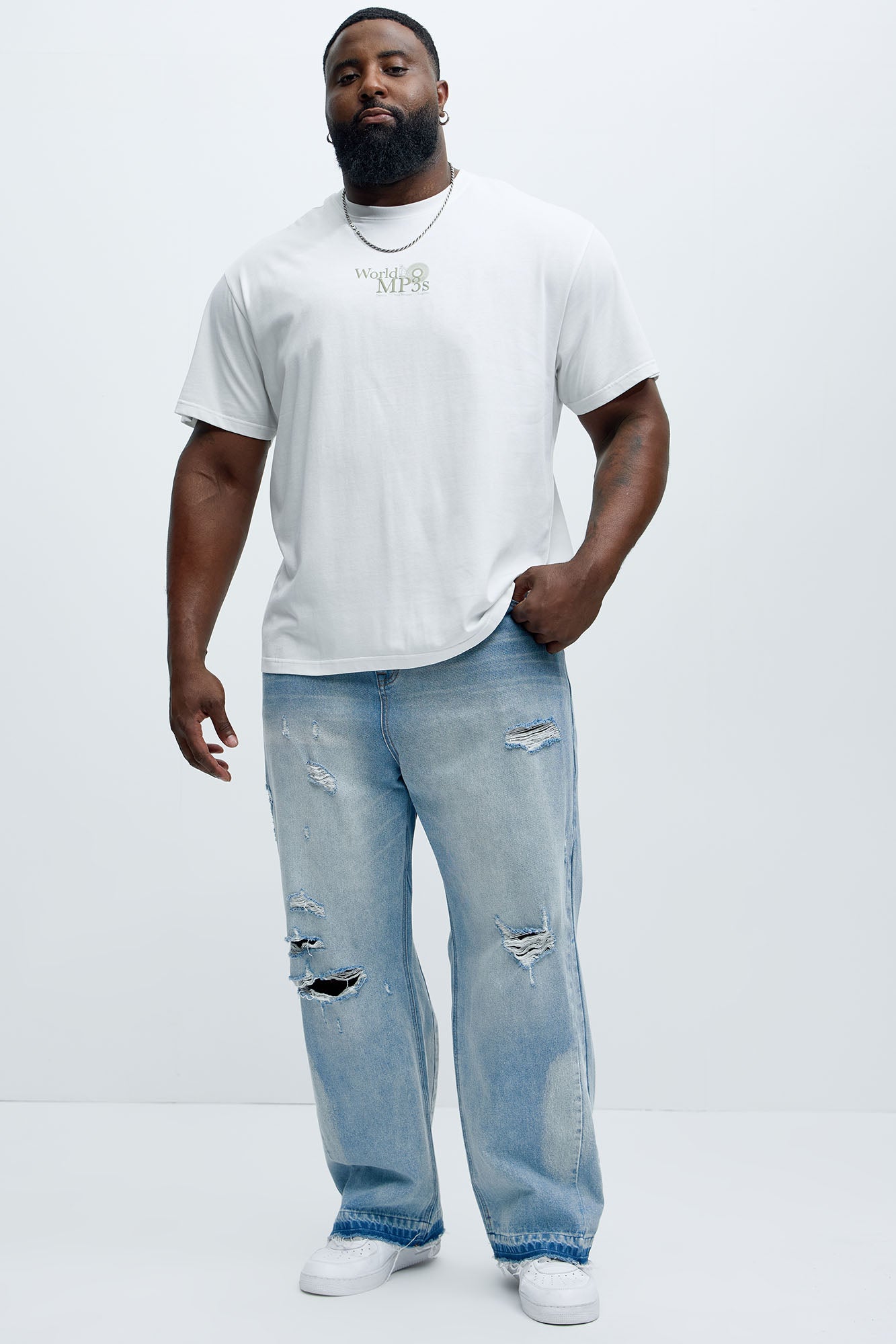 World Of MP3s Short Sleeve Tee - White - Image 8