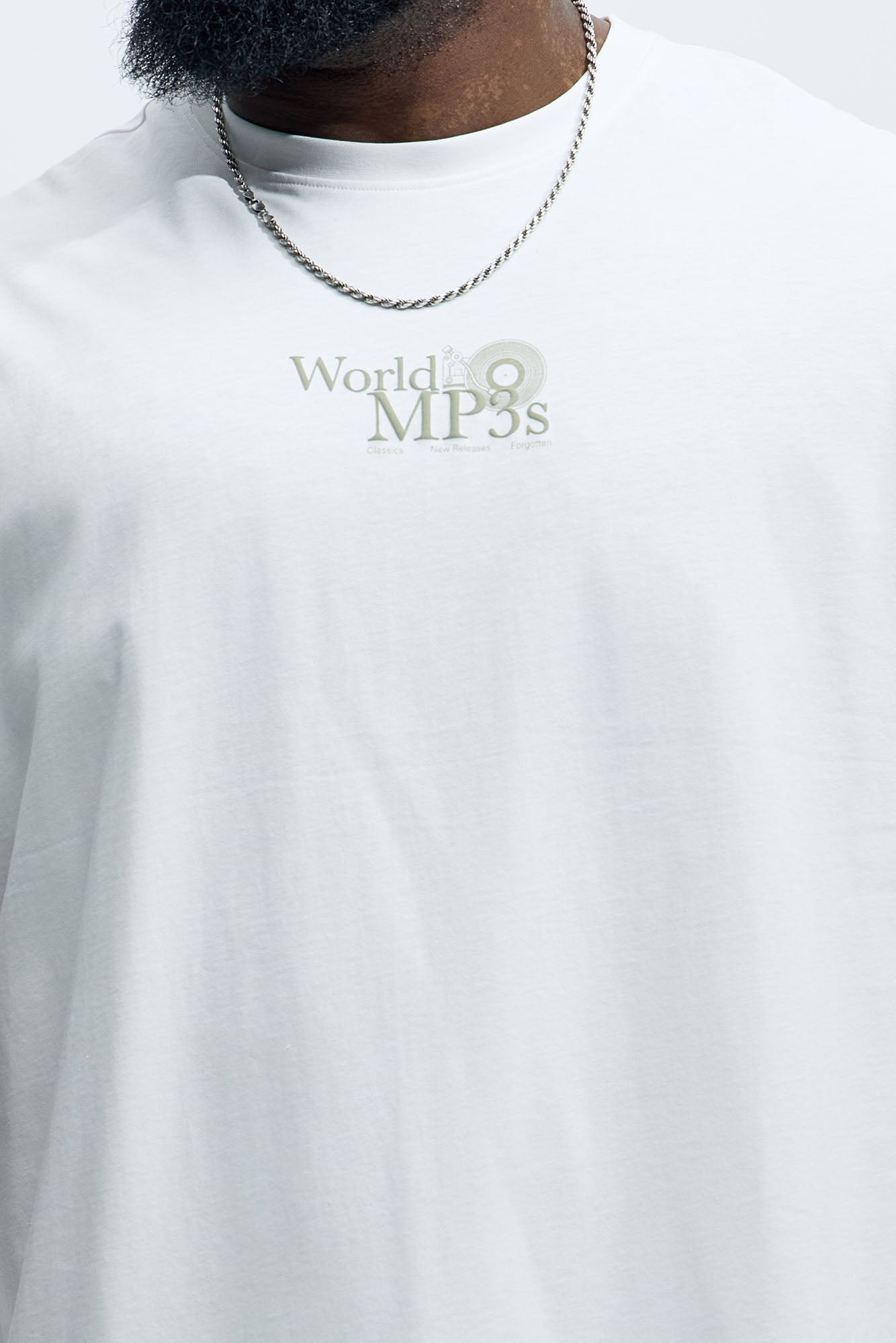 World Of MP3s Short Sleeve Tee - White - Image 9