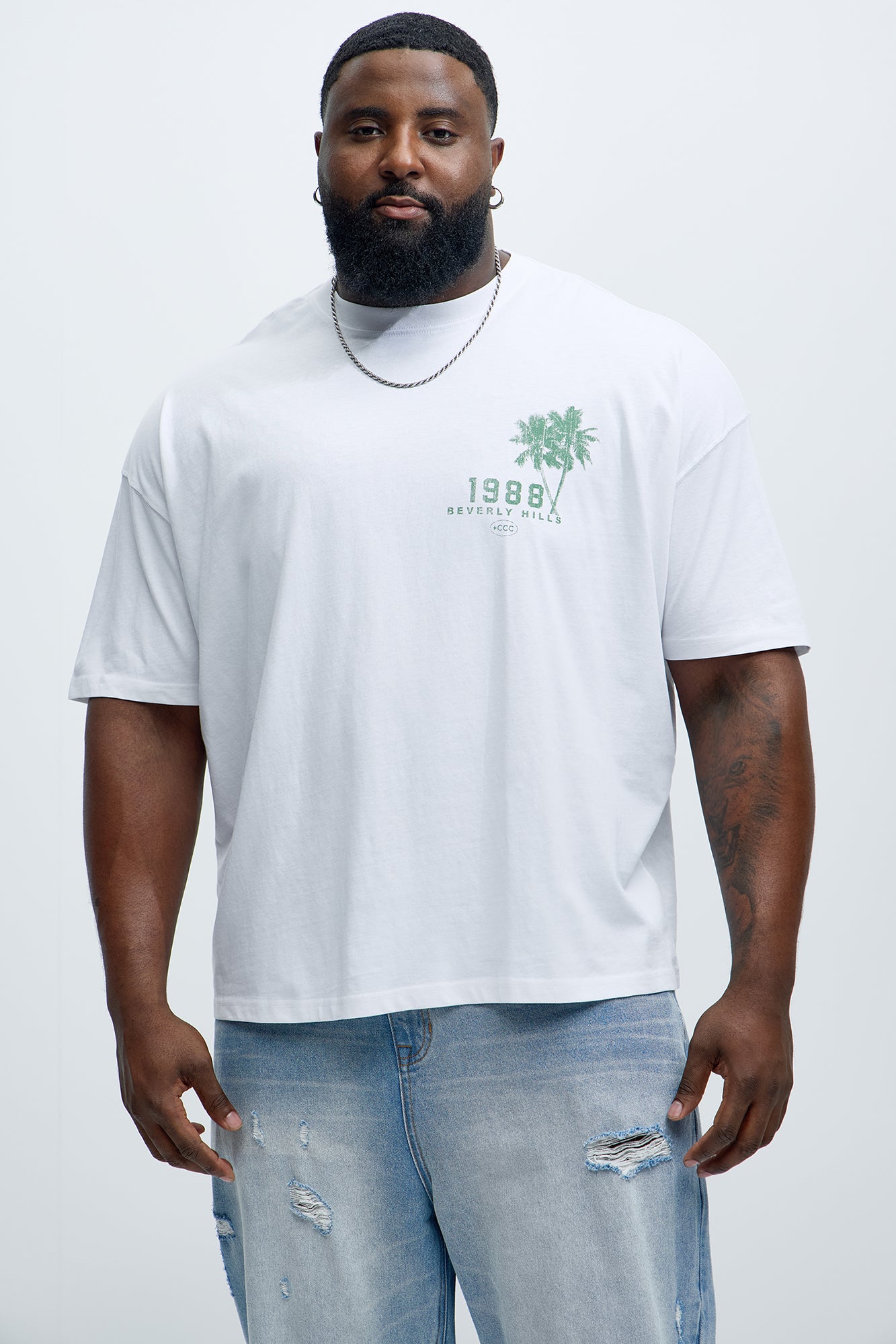 Rodeo Drive 1988 Oversized Short Sleeve Tee - White - Image 7
