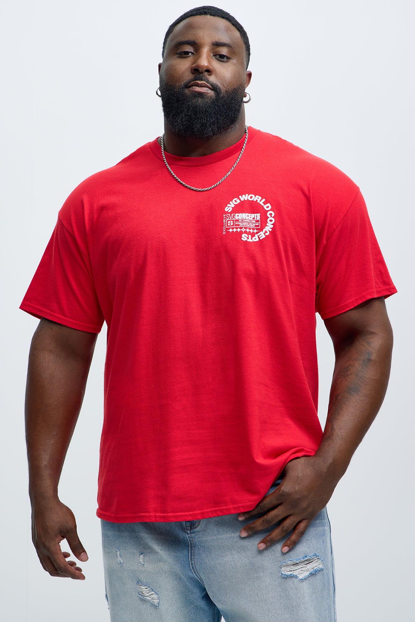 SVG World Concepts Short Sleeve Tee - Red - Image 6