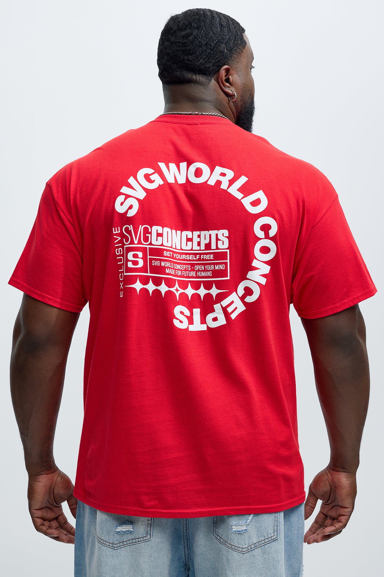 SVG World Concepts Short Sleeve Tee - Red - Image 5