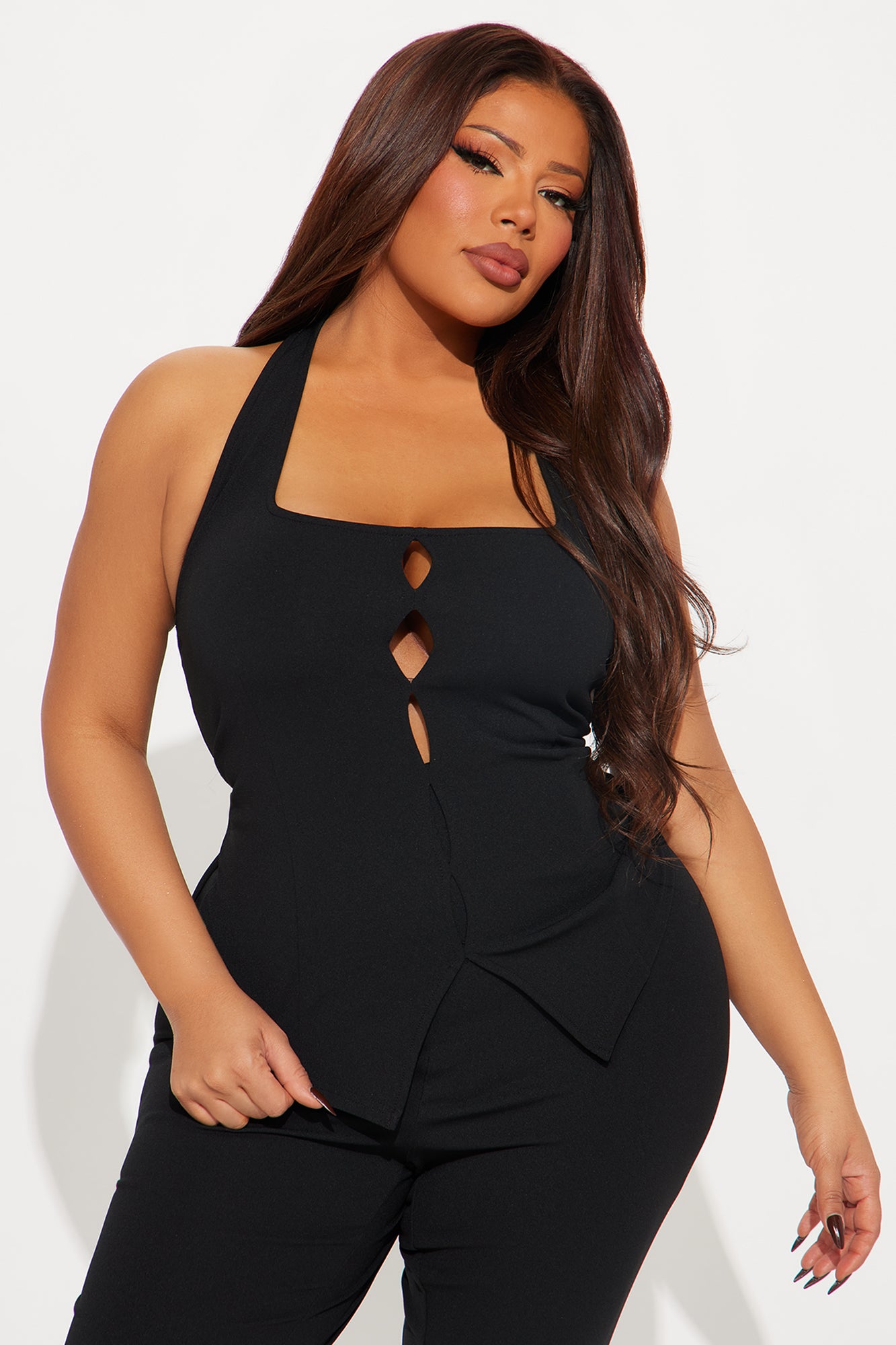 Lovely Day Capri Set - Black - Image 5