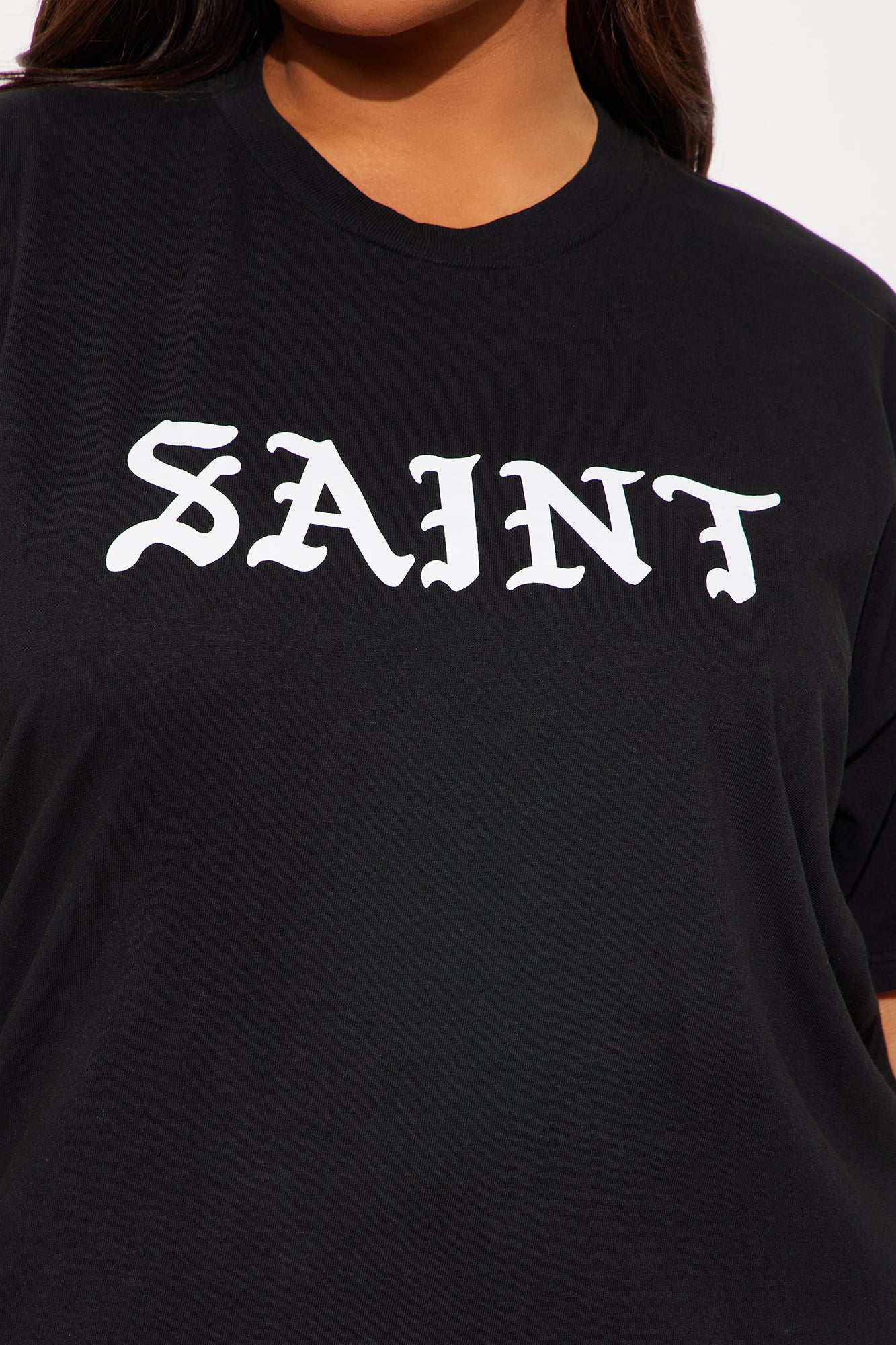 Always A Saint Washed Tee - Black - Image 6