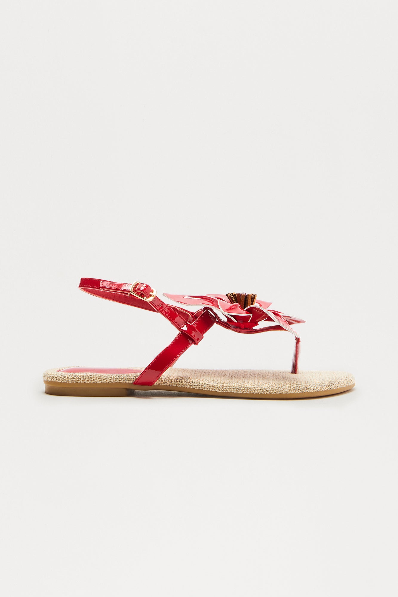 Thrive Flower Sandals - Red - Image 3