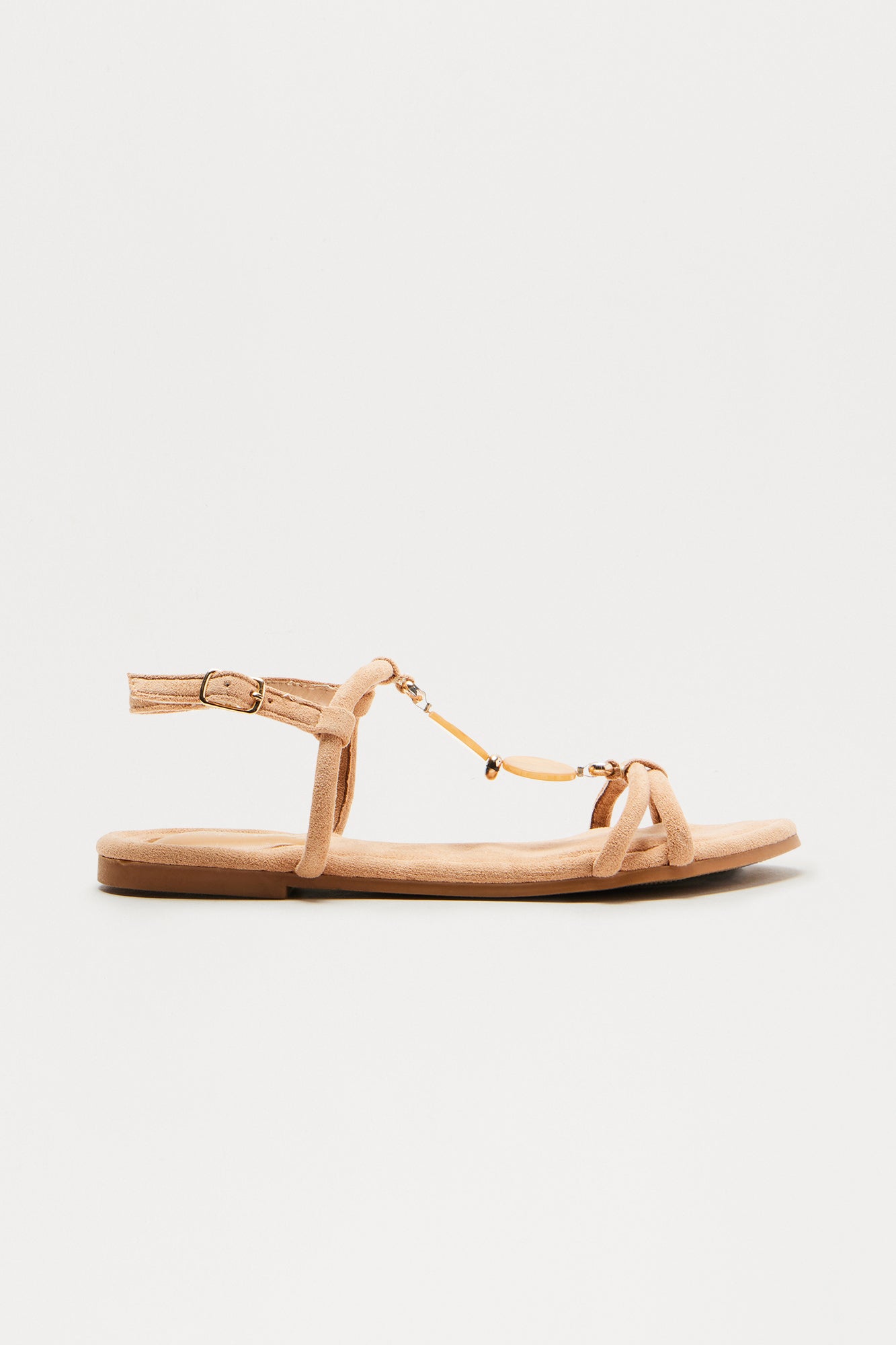Cove Suede Sandals - Nude - Image 3