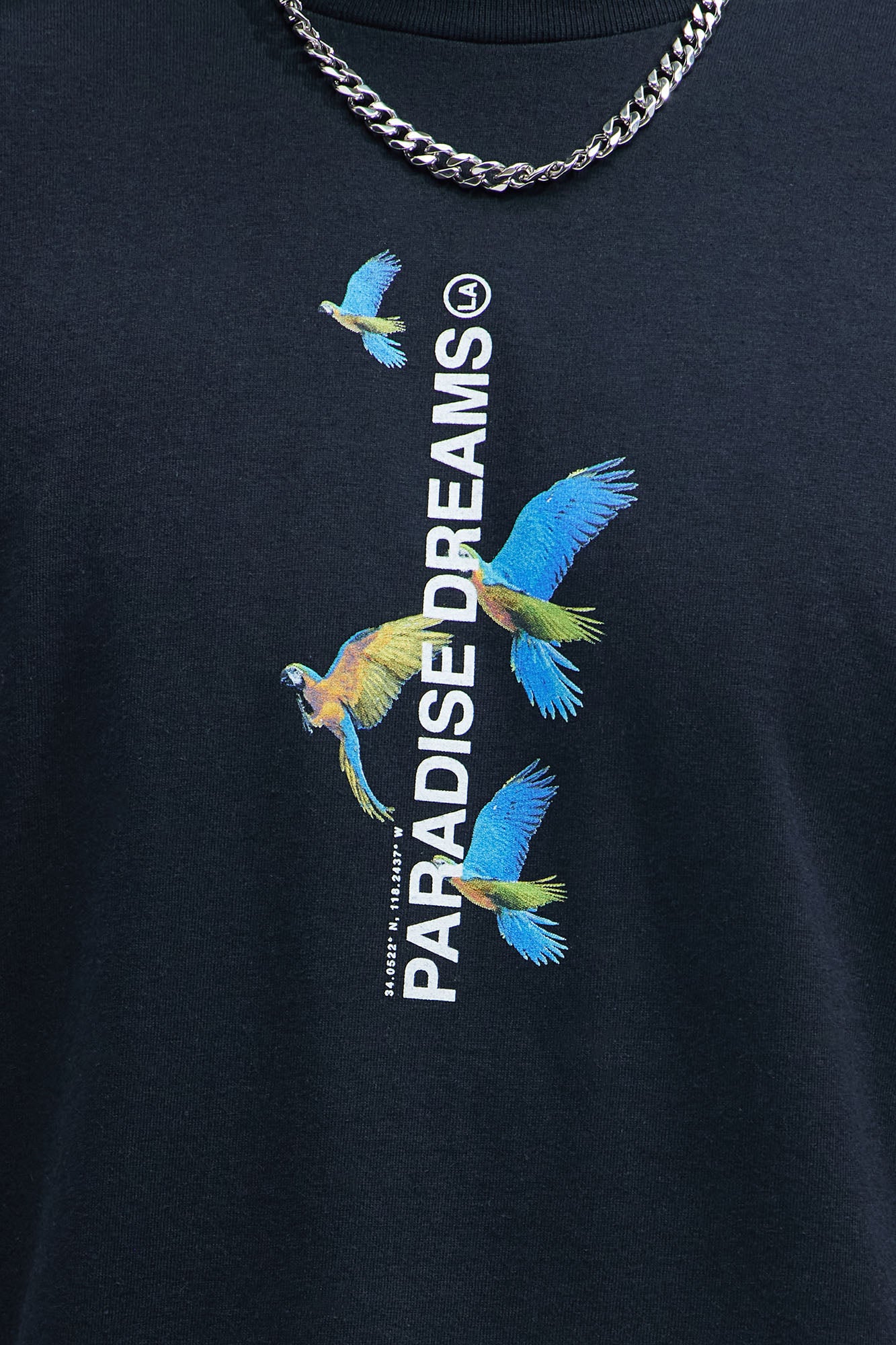 Paradise Dreams Forever Short Sleeve Tee - Black - Image 4