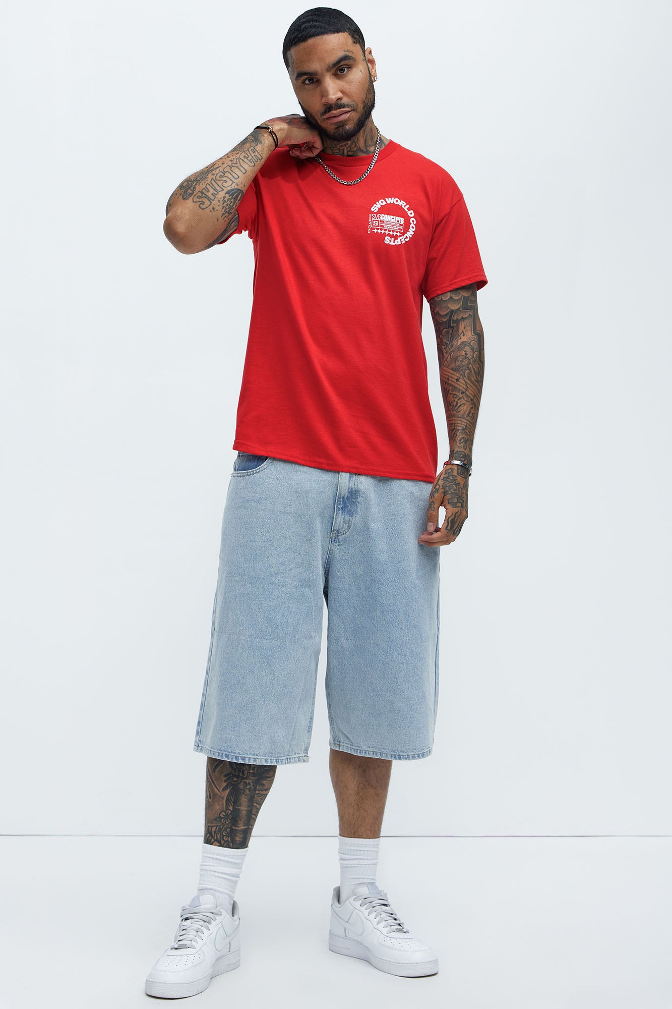 SVG World Concepts Short Sleeve Tee - Red - Image 3