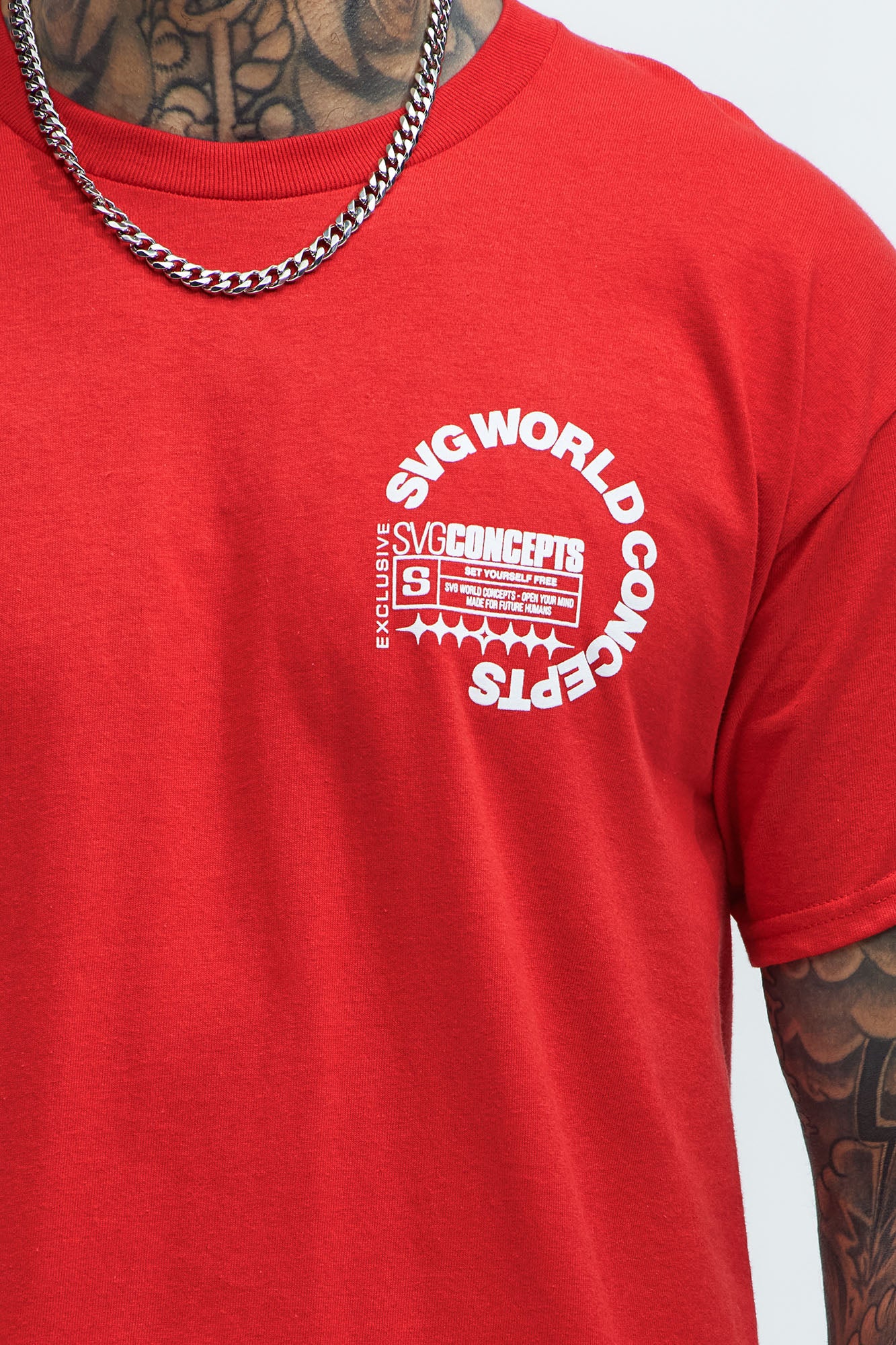 SVG World Concepts Short Sleeve Tee - Red - Image 4