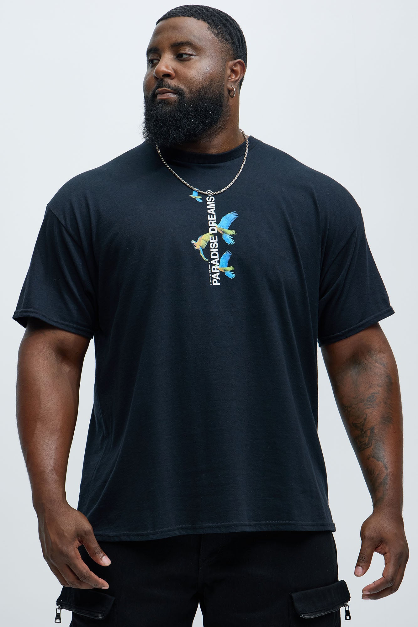 Paradise Dreams Forever Short Sleeve Tee - Black - Image 5